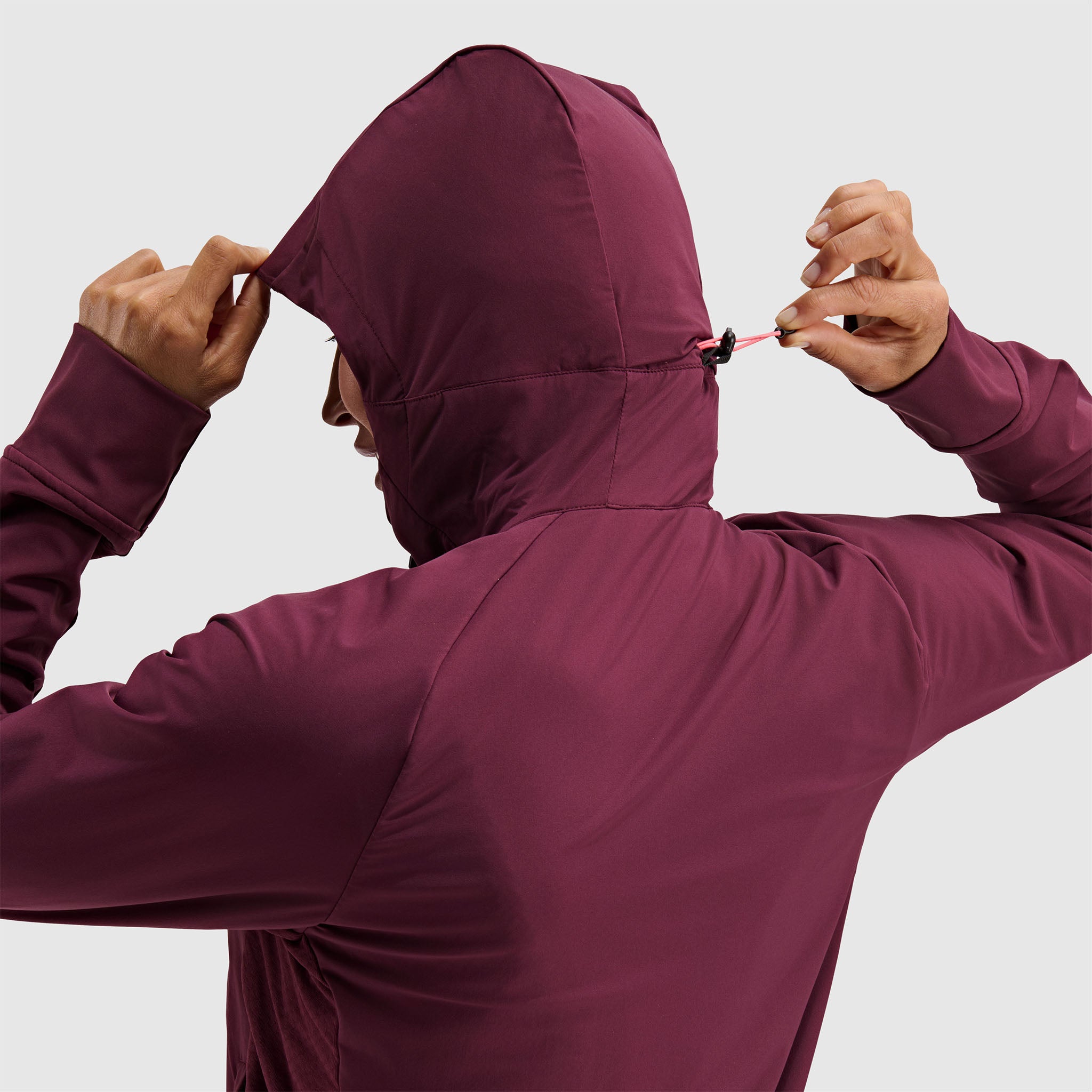BlackStrap Womens Tribrid Full Zip Jacket #color_cherry