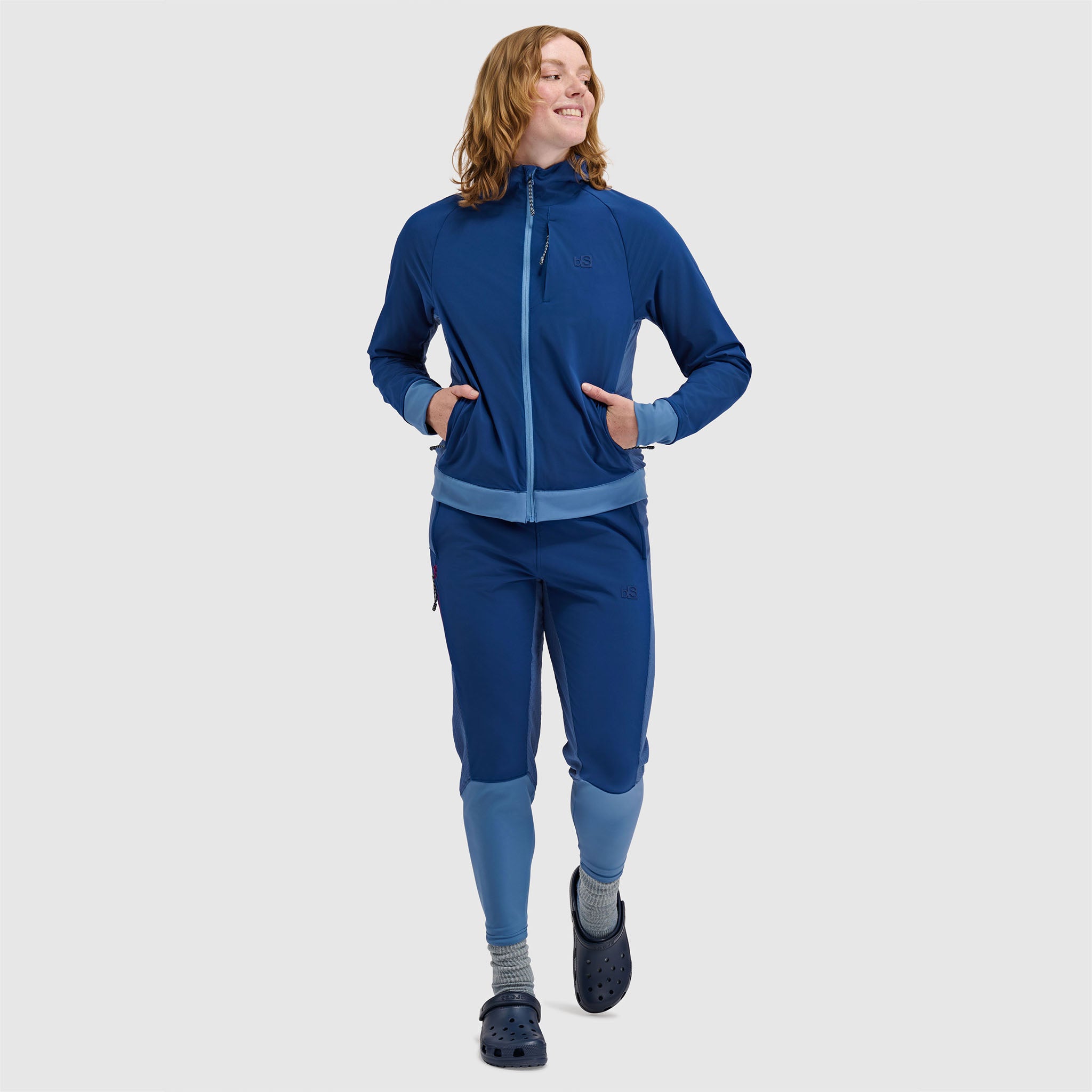 BlackStrap Womens Tribrid Full Zip Jacket #color_deschutes