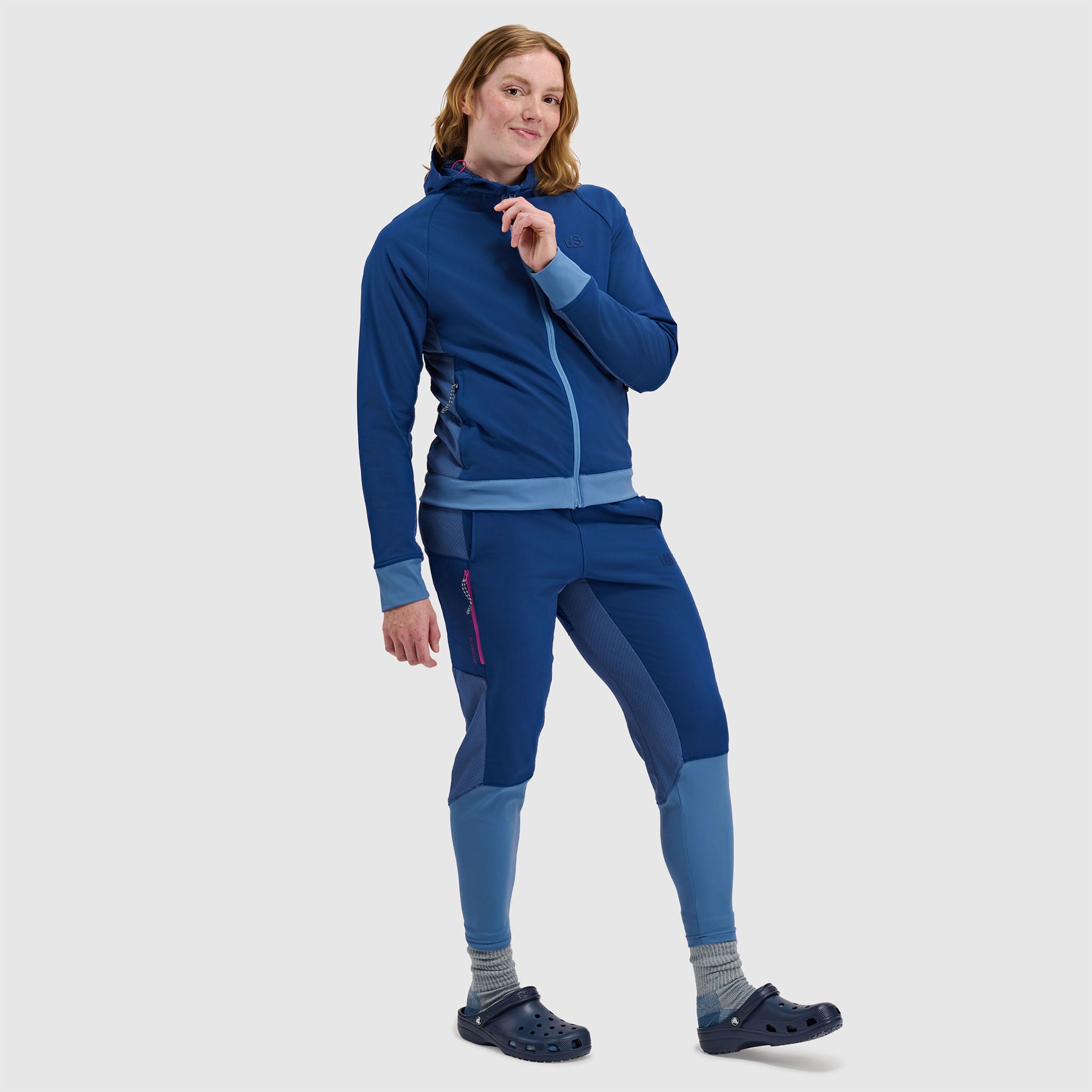 BlackStrap Womens Tribrid Full Zip Jacket #color_deschutes