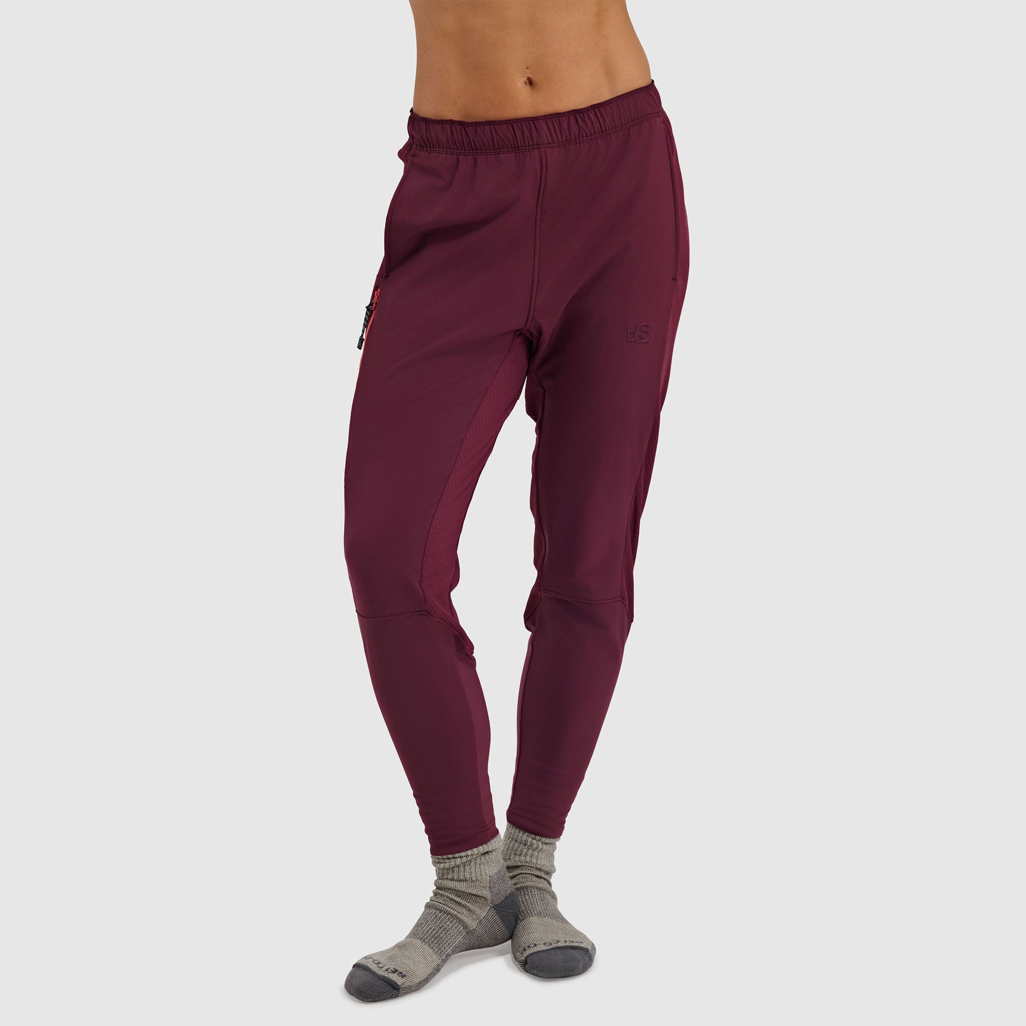 BlackStrap Women's Tribrid Grid Fleece Pant #color_cherry