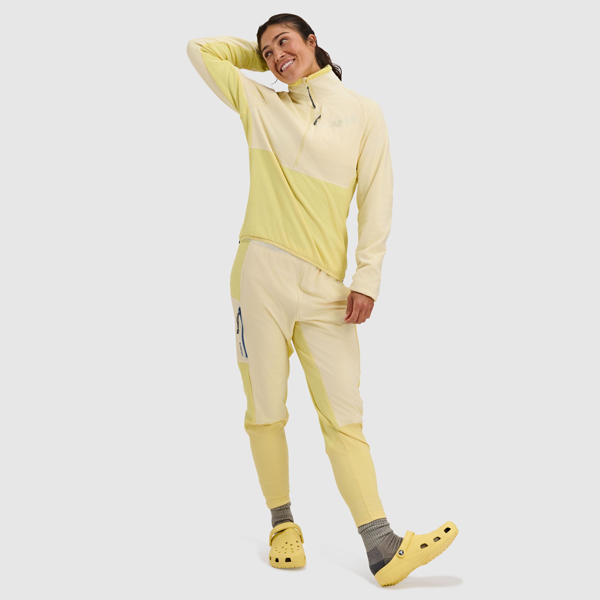 BlackStrap Women's Tribrid Grid Fleece Pant #color_orion