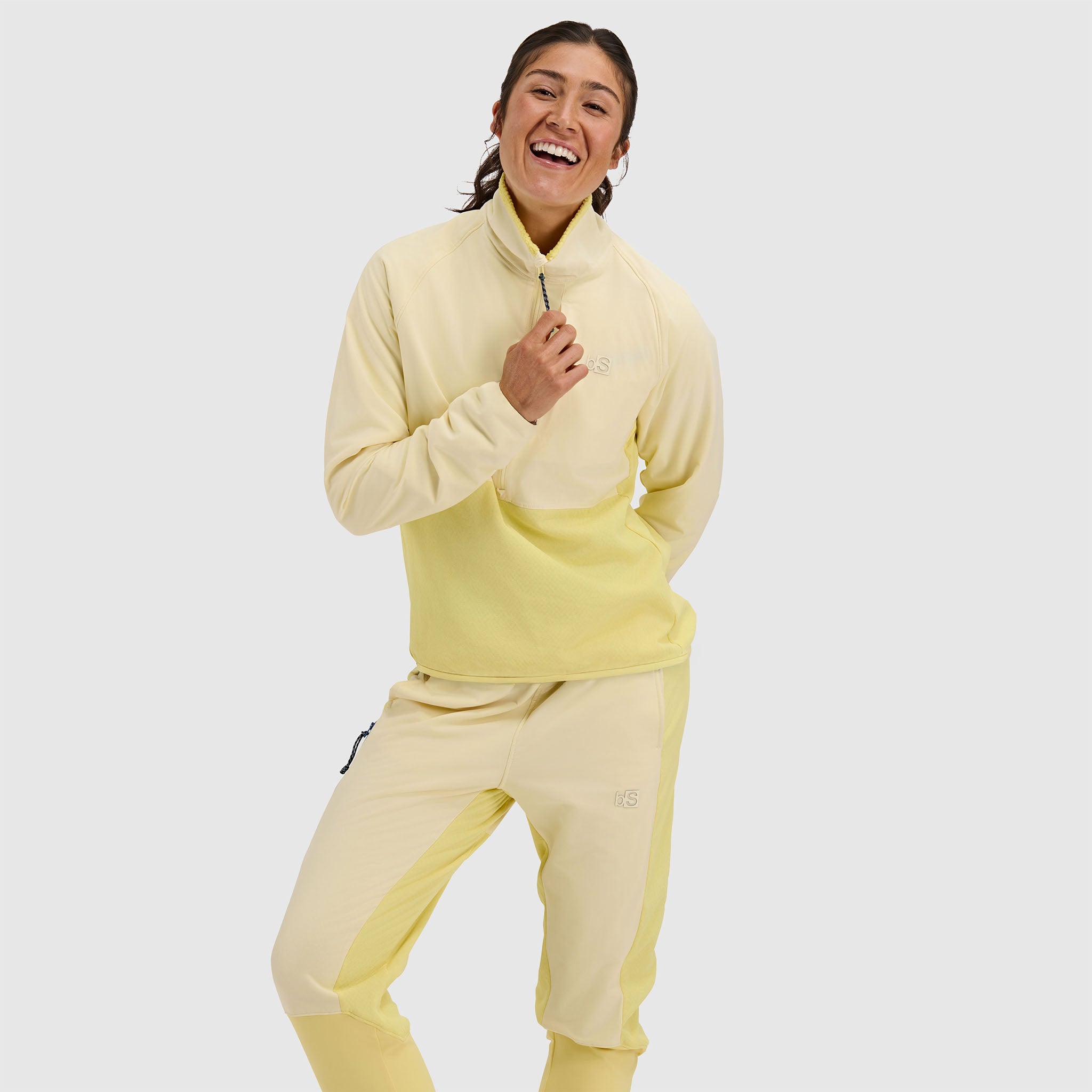 BlackStrap Women's Tribrid Grid Fleece Half Snap Pullover #color_orion