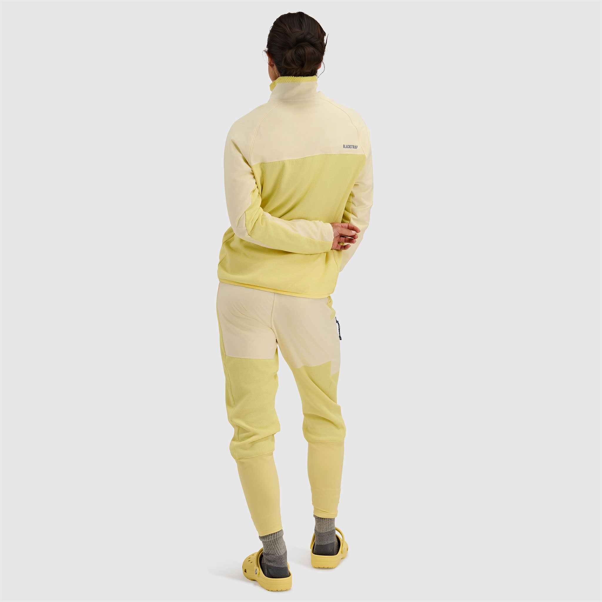 BlackStrap Women's Tribrid Grid Fleece Half Snap Pullover #color_orion