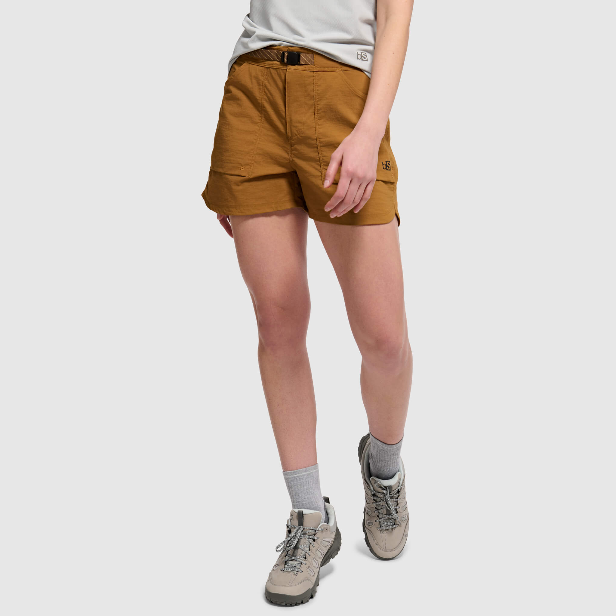 BlackStrap Women's Utility trail short #color_canyon