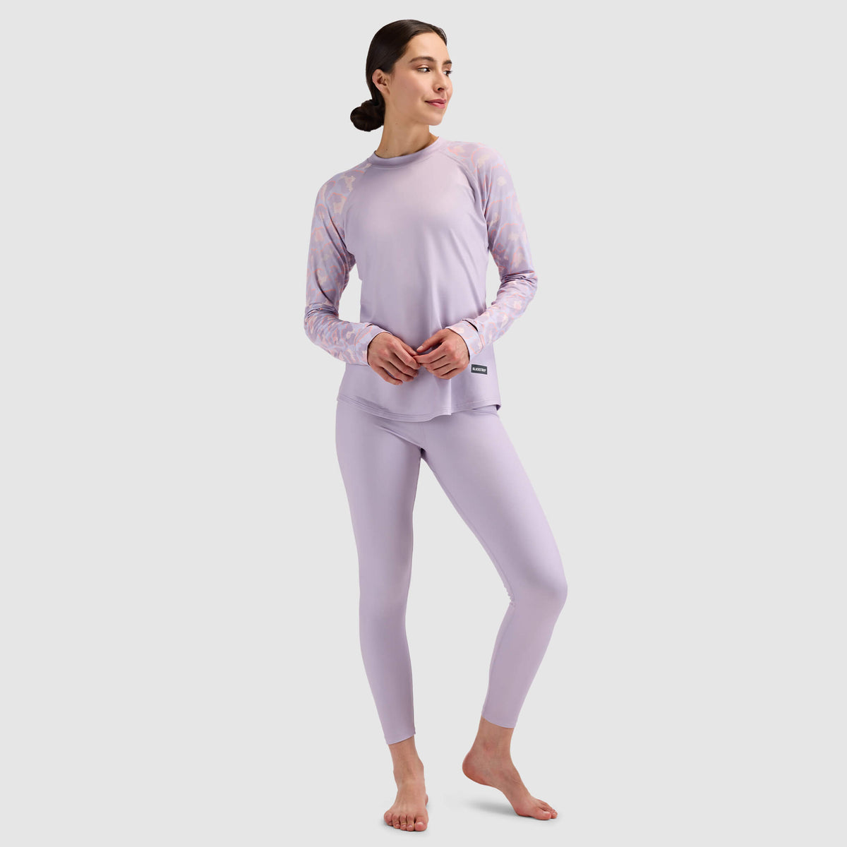 BlackStrap Women's Vista Baselayer Crewneck Long Sleeve #color_ocelot dusk