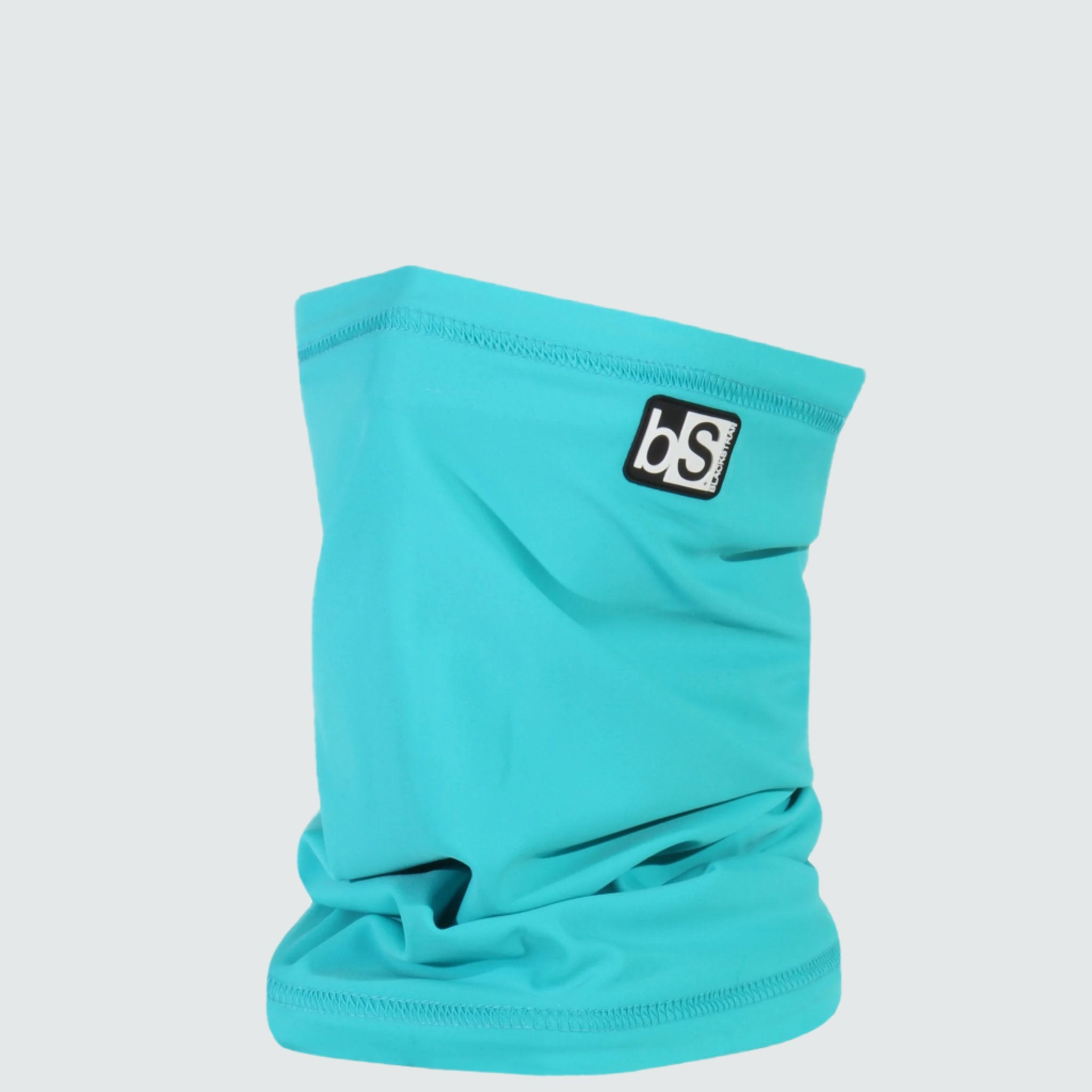 Dual Layer Tube Neck Warmer | Solids Blackstrap Teal #color_teal