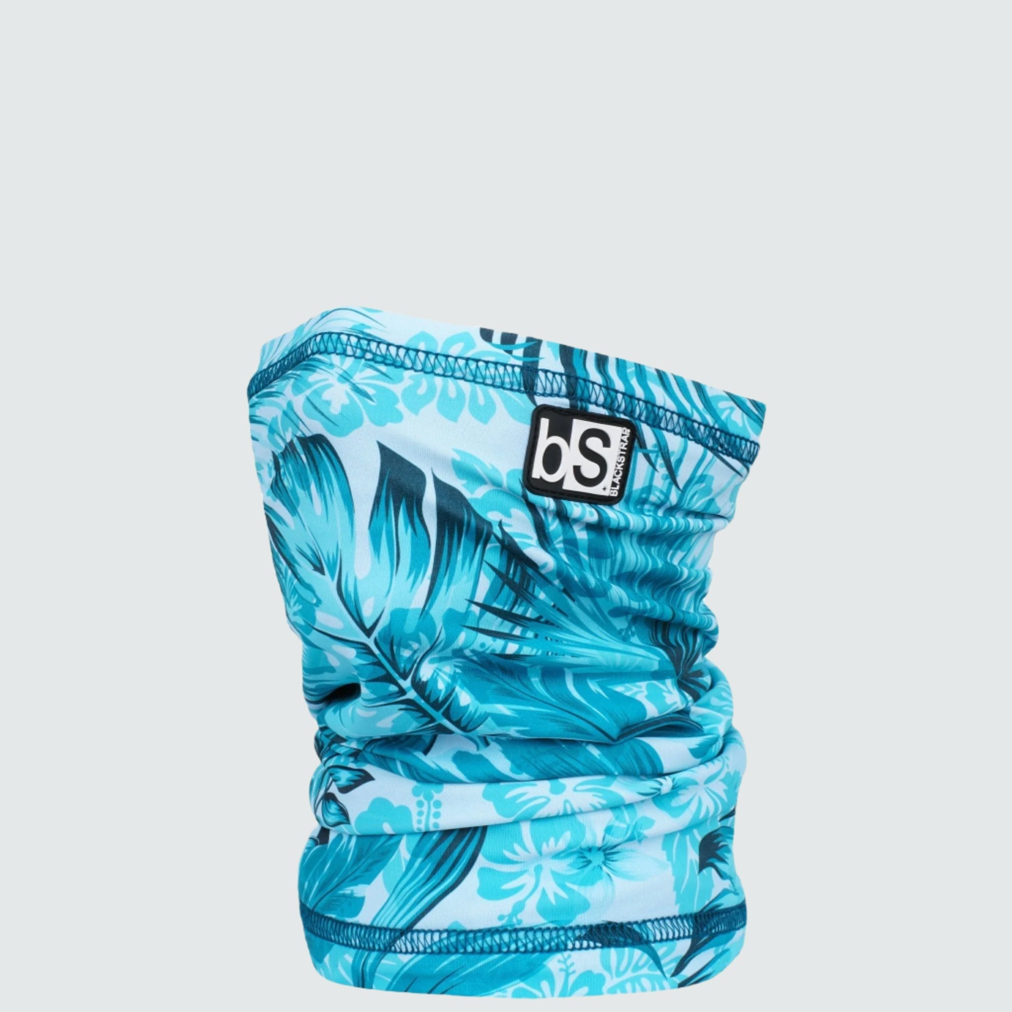 Kids' Dual Layer Tube Neck Warmer | Prints BlackStrap Aloha Mint #color_aloha mint