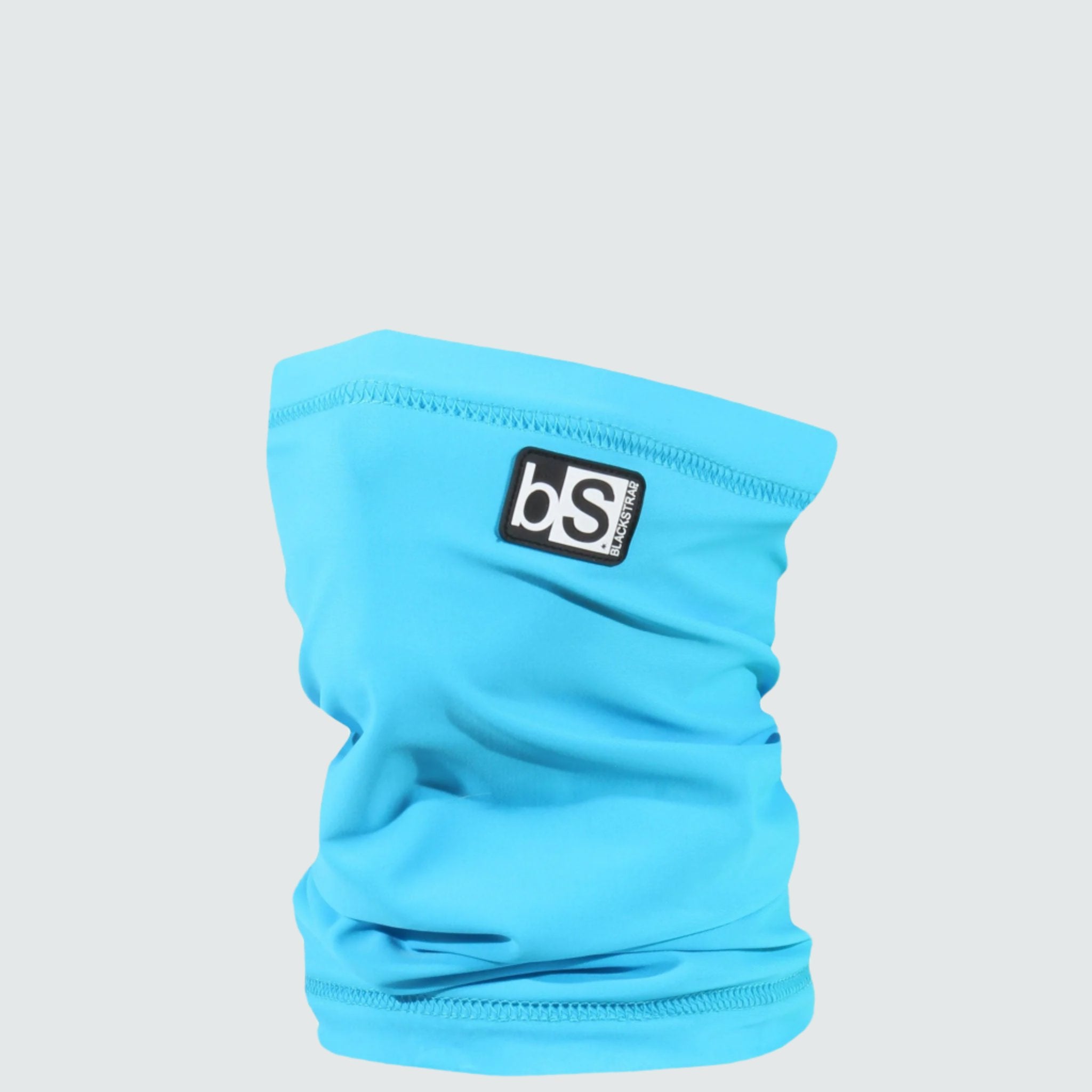 Kids' Dual Layer Tube Neck Warmer | Solids BlackStrap Bright Blue #color_bright blue