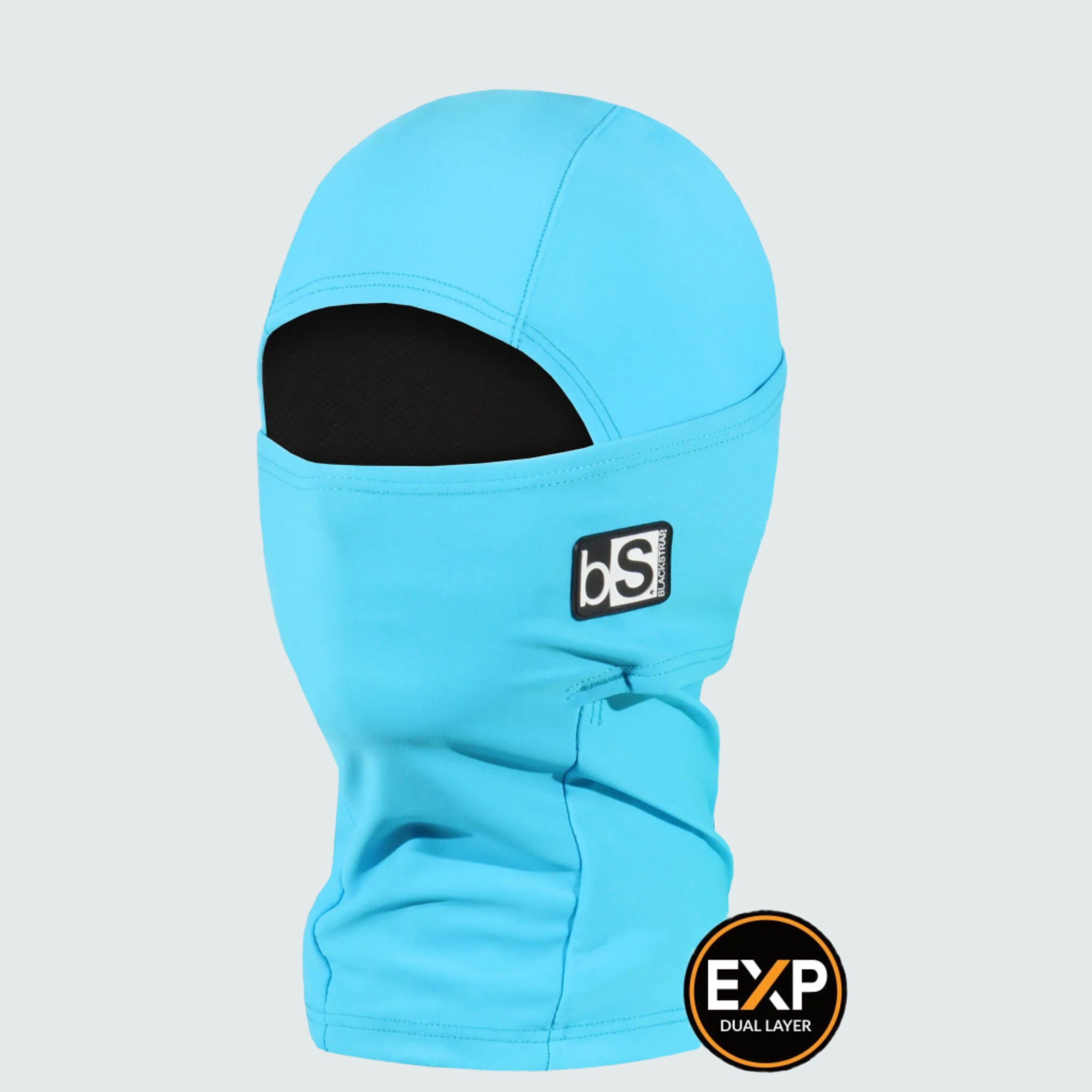 Kids' Expedition Hood Balaclava | Solids BlackStrap Bright Blue #color_bright blue