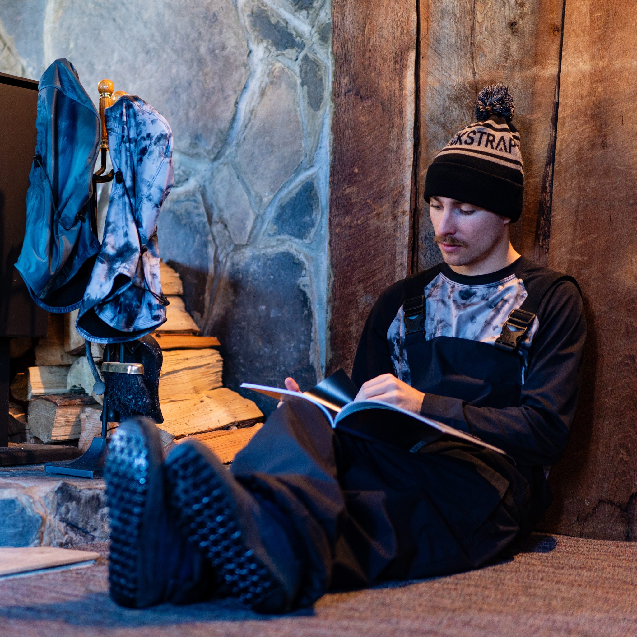 Men's Skyliner All-Season Base Layer Crewneck BlackStrap