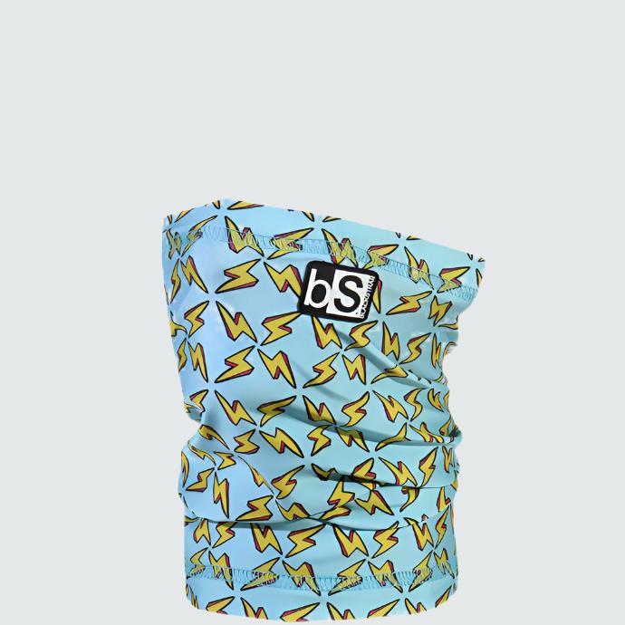 Kids' Dual Layer Tube Neck Warmer | Prints BlackStrap Lightning Bolts #color_lightning bolts