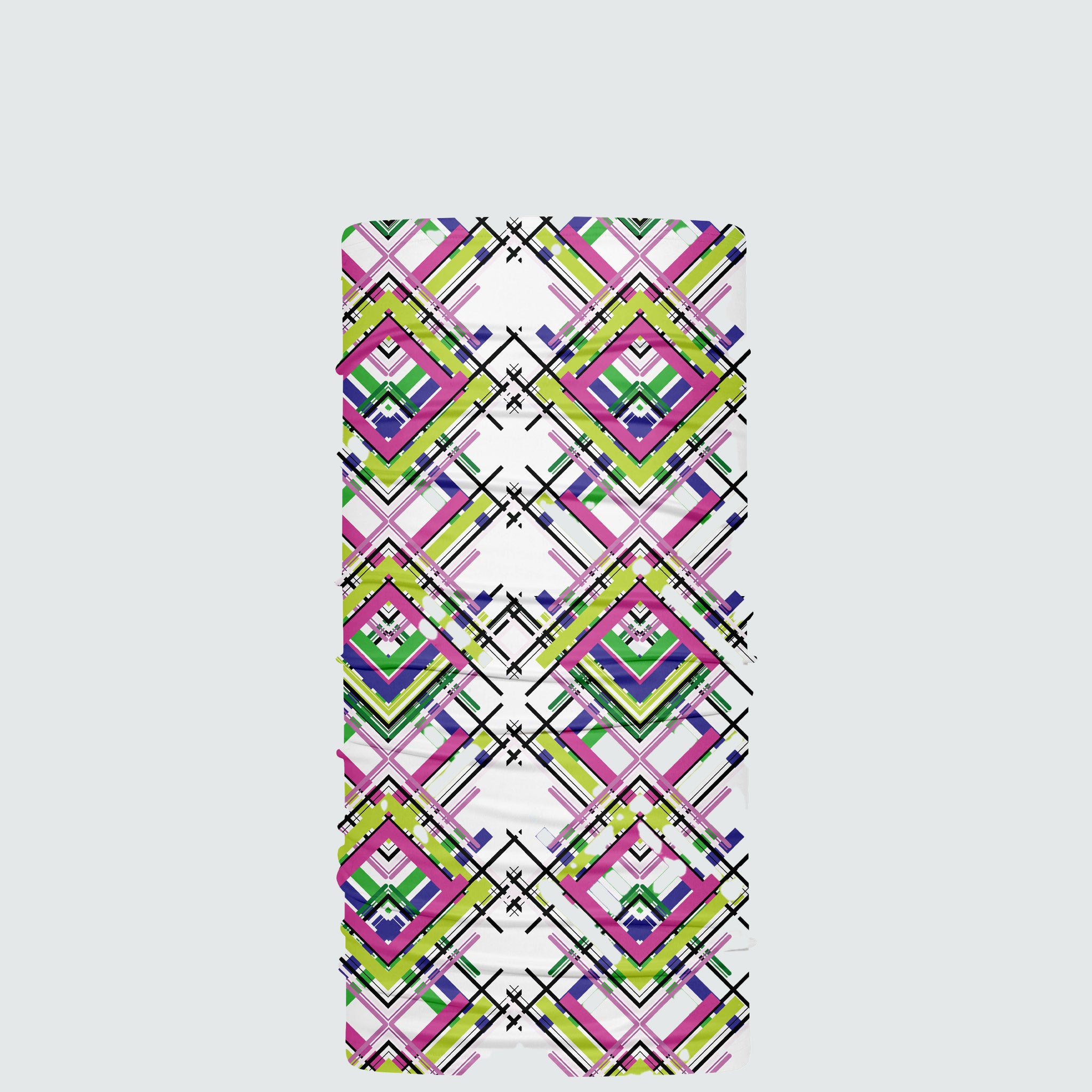 Kids' Therma Tube Neck Warmer BlackStrap Block Head #color_colors-cross