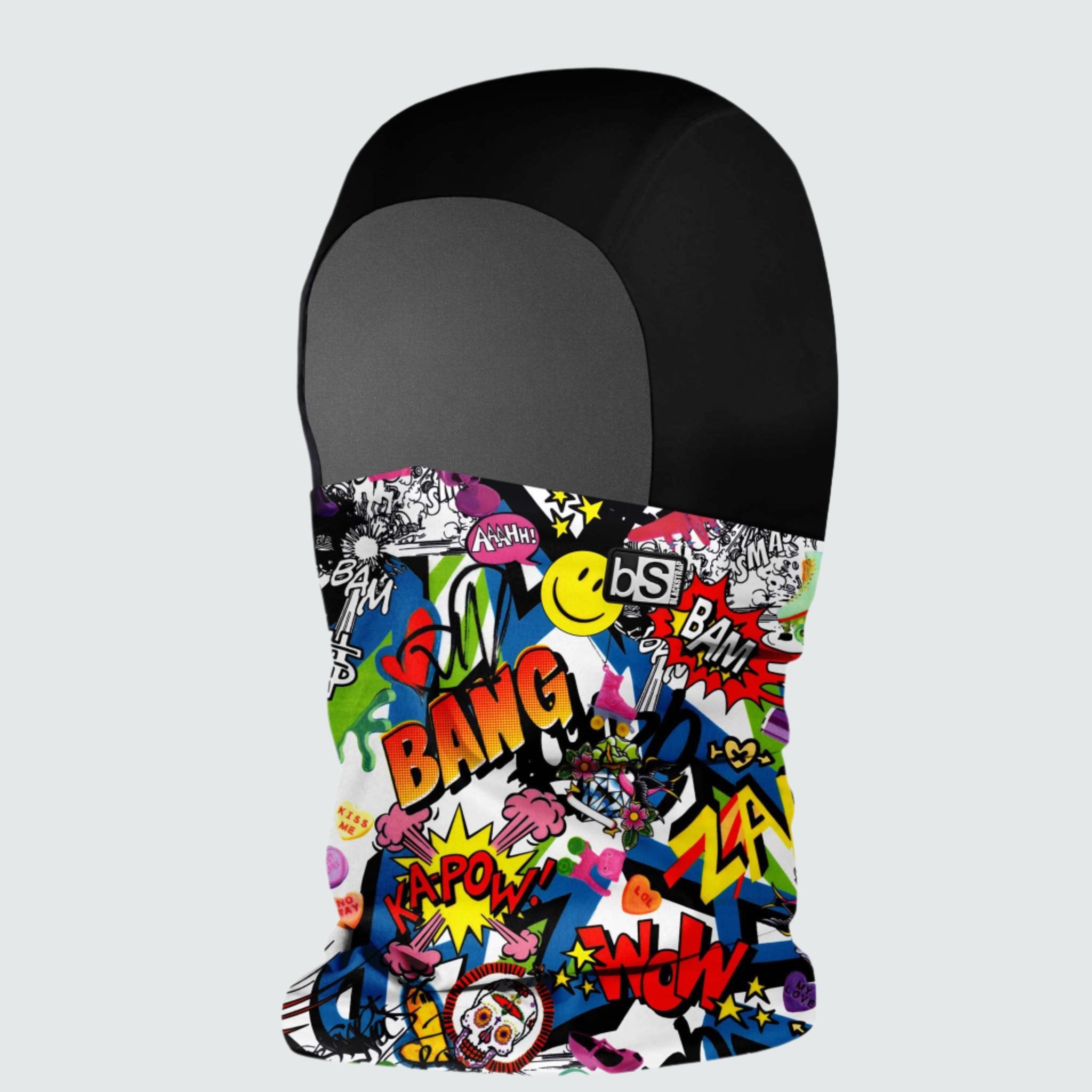 Kids' Treble Hood Balaclava BlackStrap #color_kaaapow