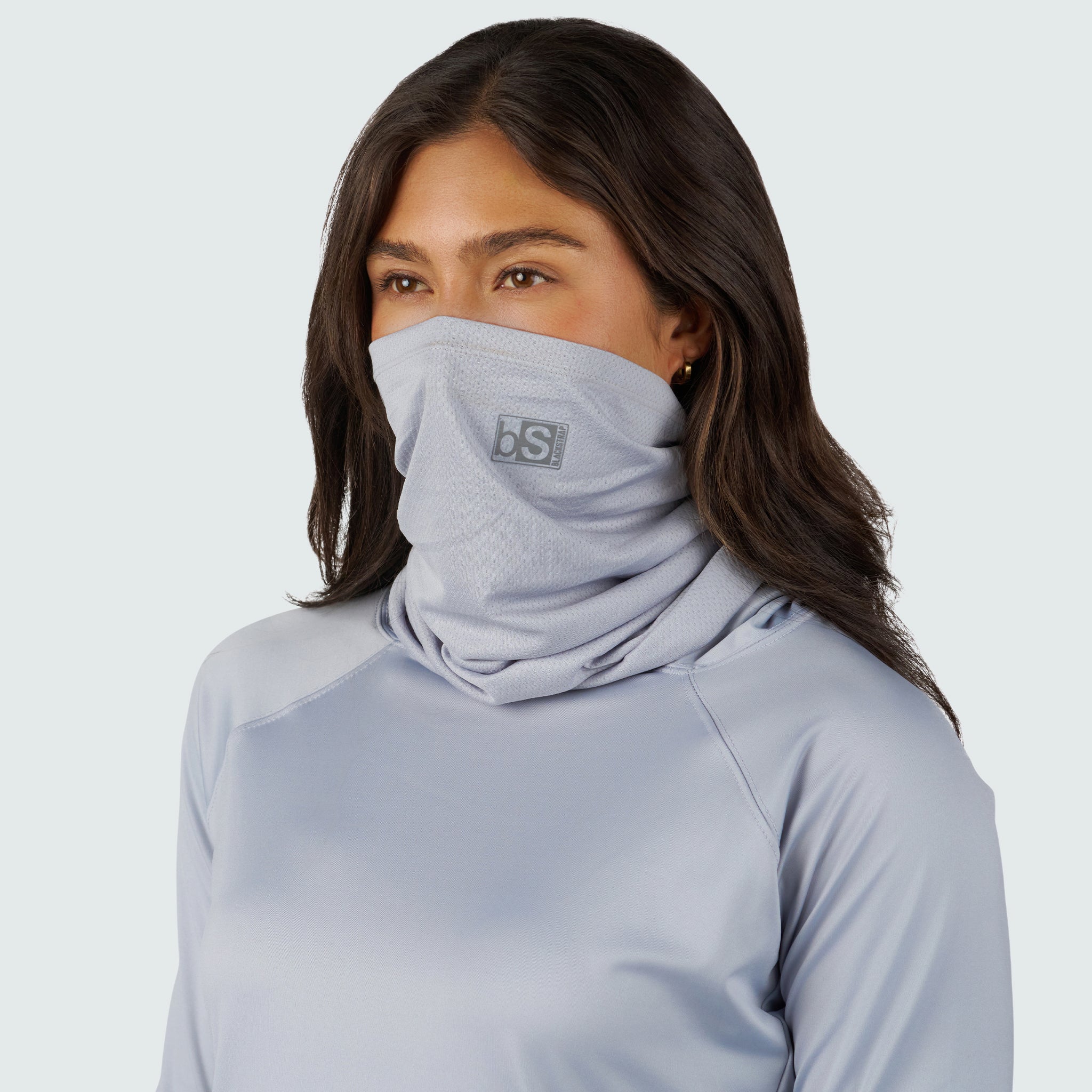 Daily Tube Neck Gaiter | Solids BlackStrap Ash #color_ash