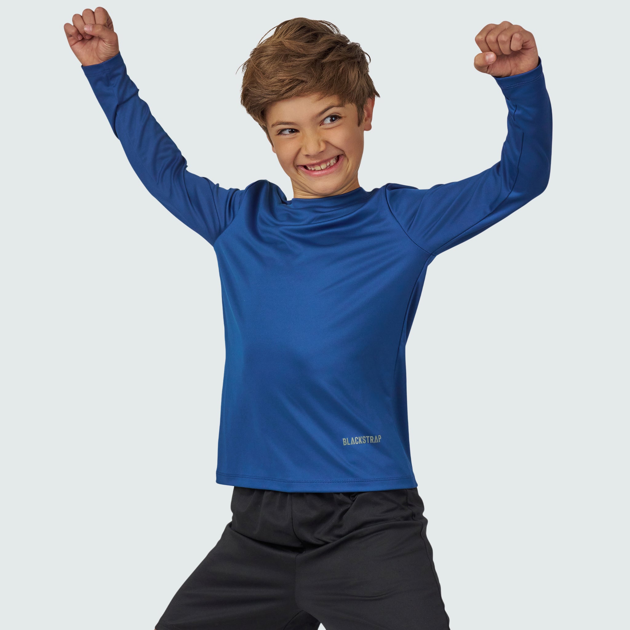 Kids' Brackish Crewneck Long Sleeve BlackStrap #color_deschutes