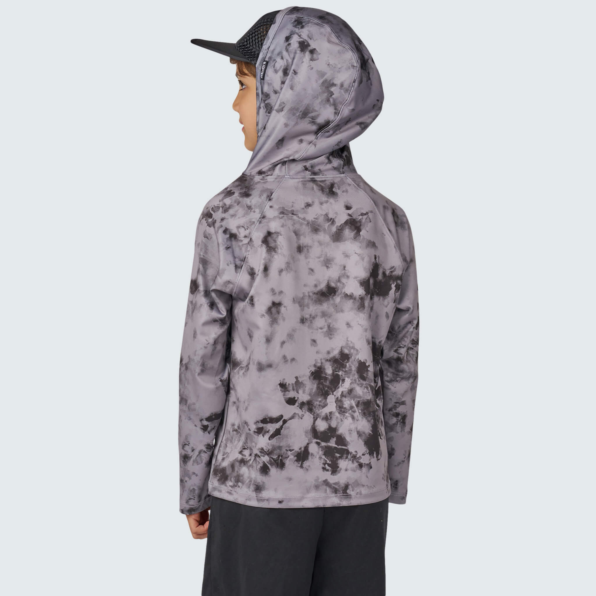 Kids' Brackish Hoodie BlackStrap #color_tie dye smoldered