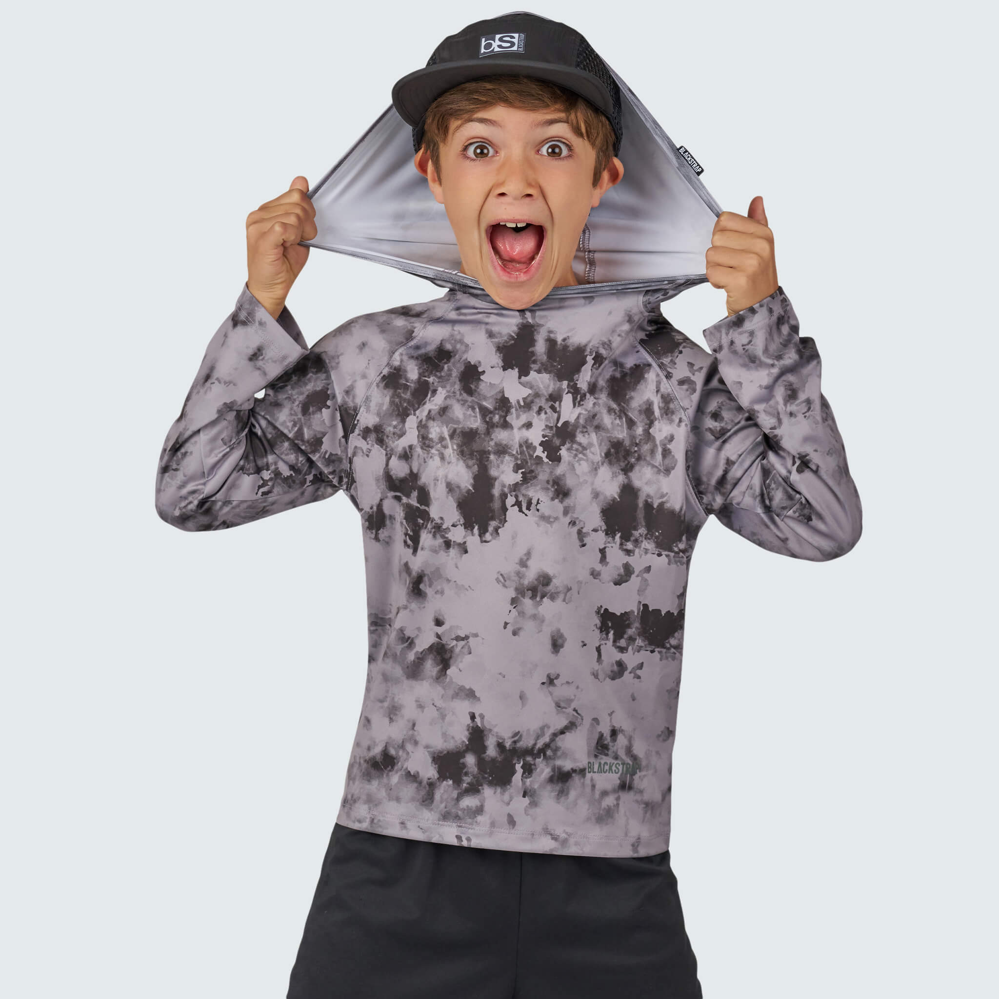Kids' Brackish Hoodie BlackStrap #color_tie dye smoldered