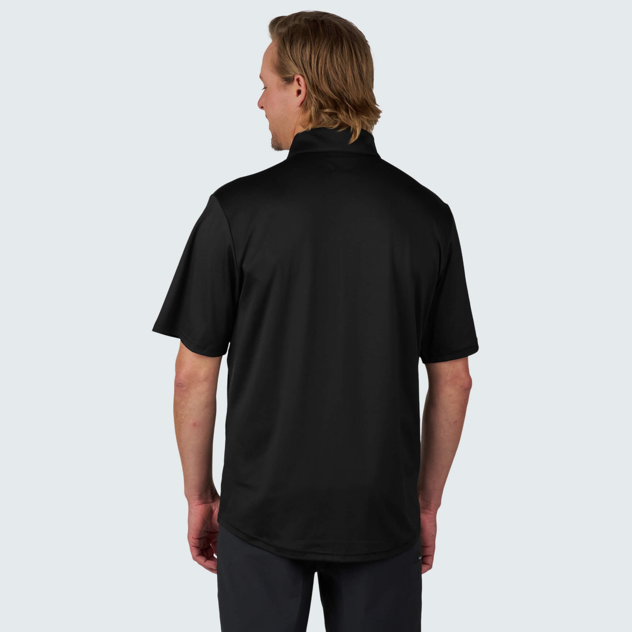 Men's Brackish Button Up BlackStrap #color_black