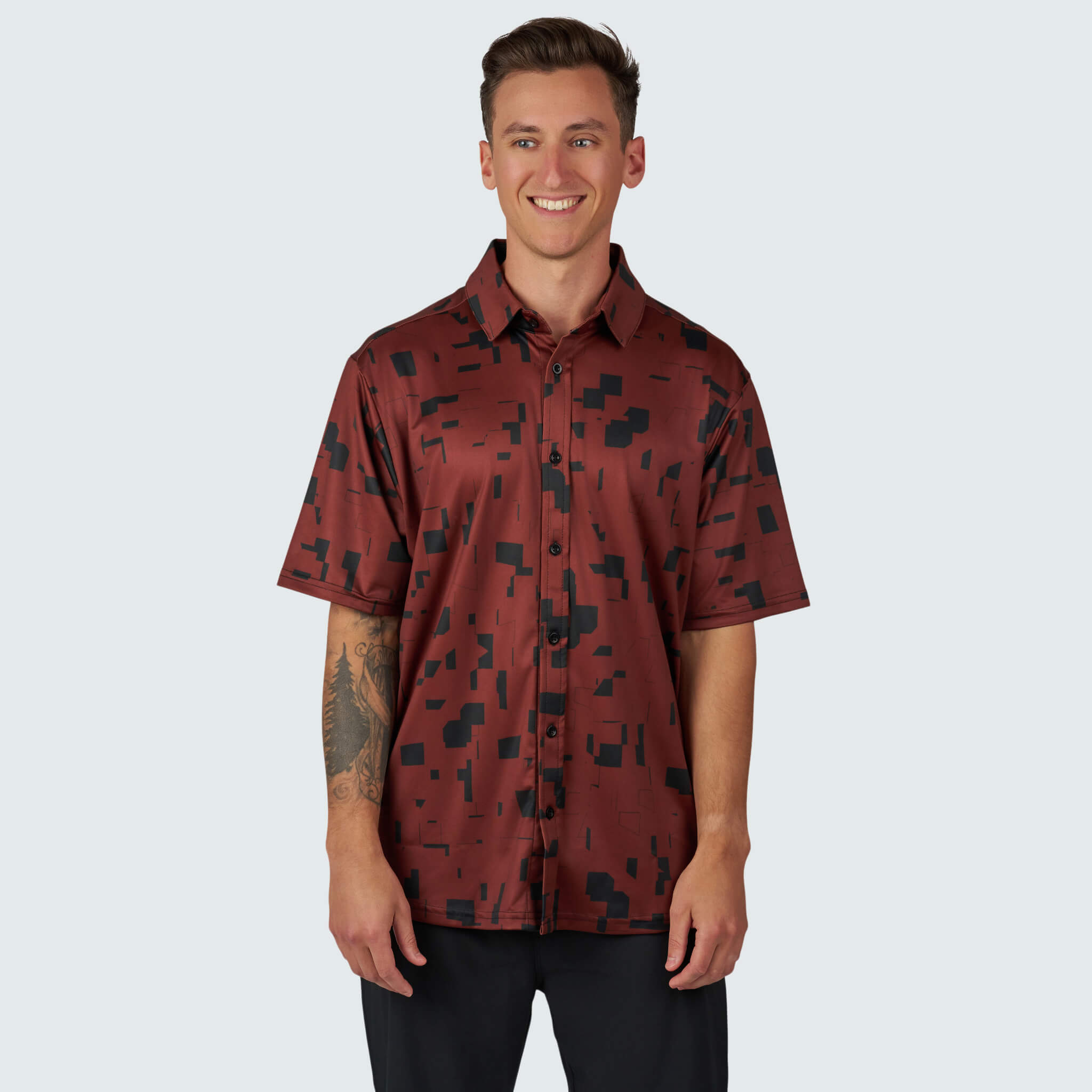 Men's Brackish Button Up BlackStrap #color_blocks jory