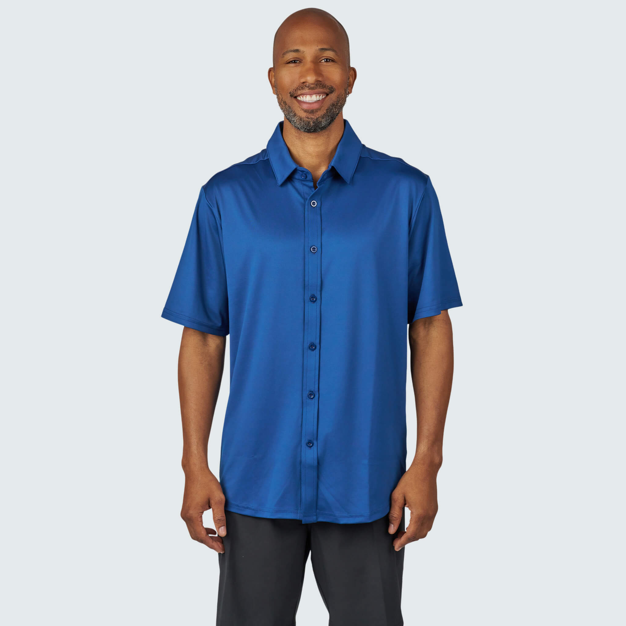 Men's Brackish Button Up BlackStrap #color_deschutes