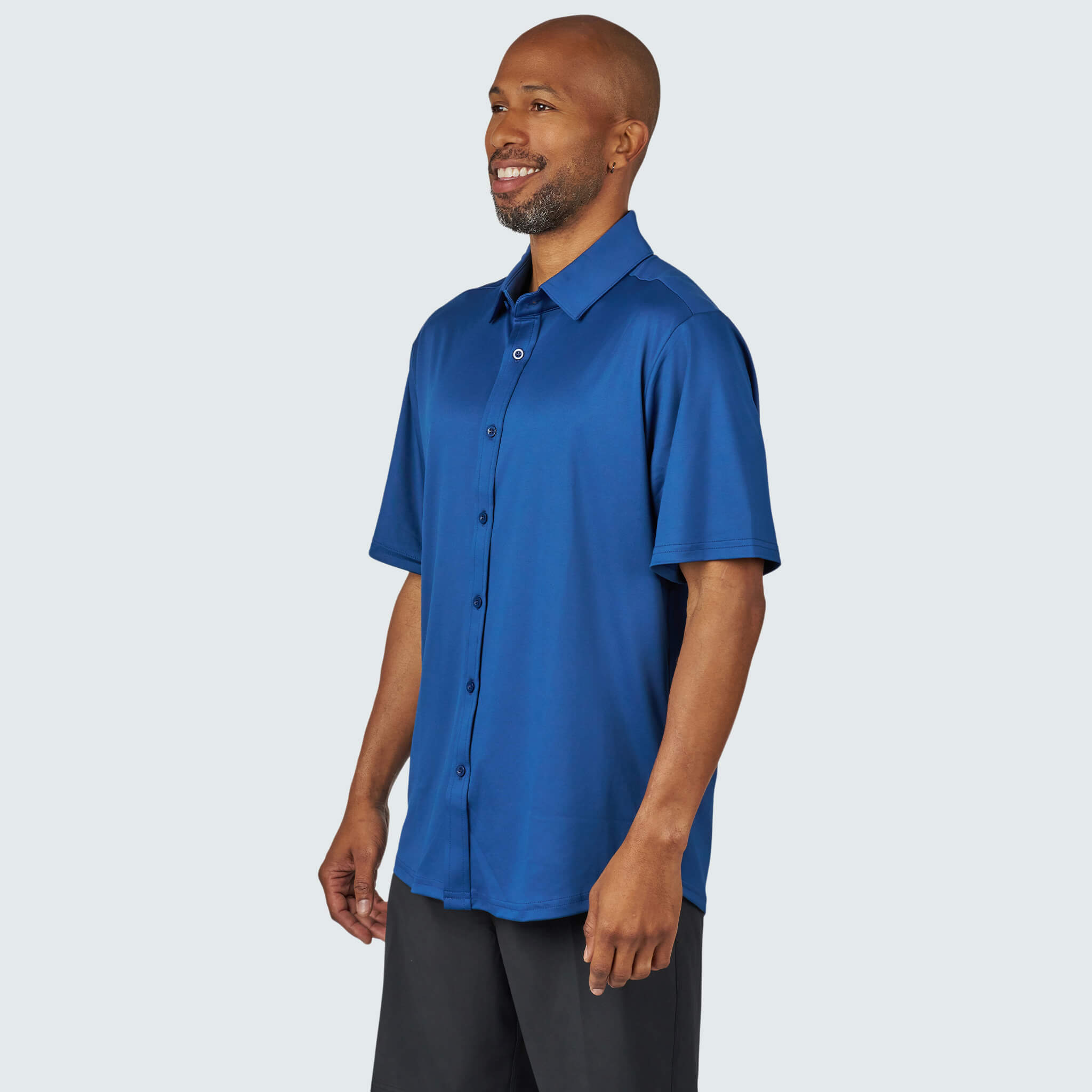 Men's Brackish Button Up BlackStrap #color_deschutes