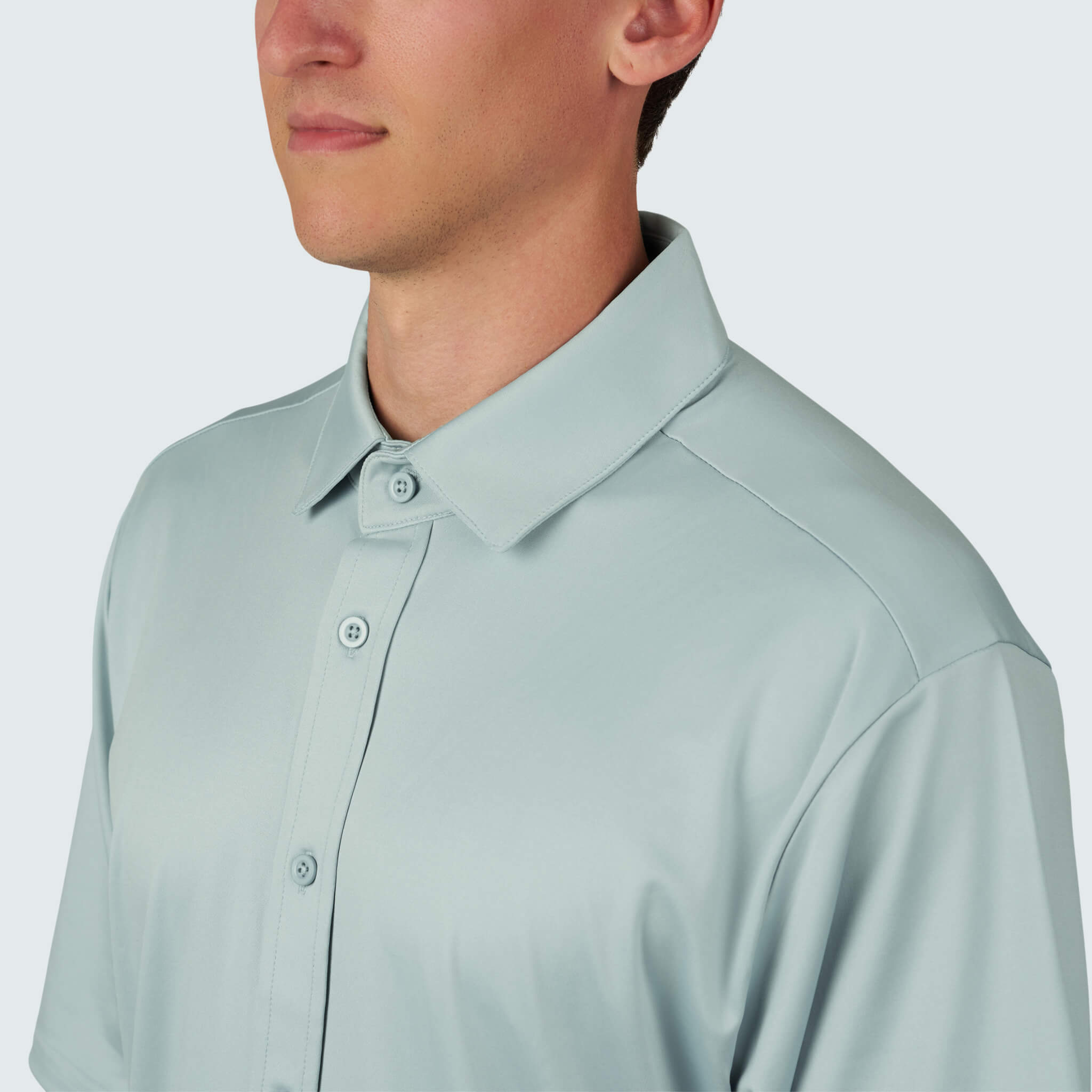 Men's Brackish Button Up BlackStrap #color_juniper