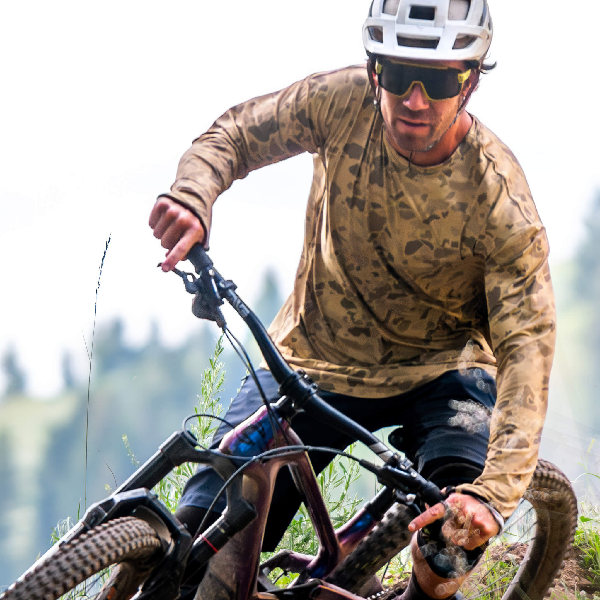 Men's Brackish Crewneck Long Sleeve BlackStrap