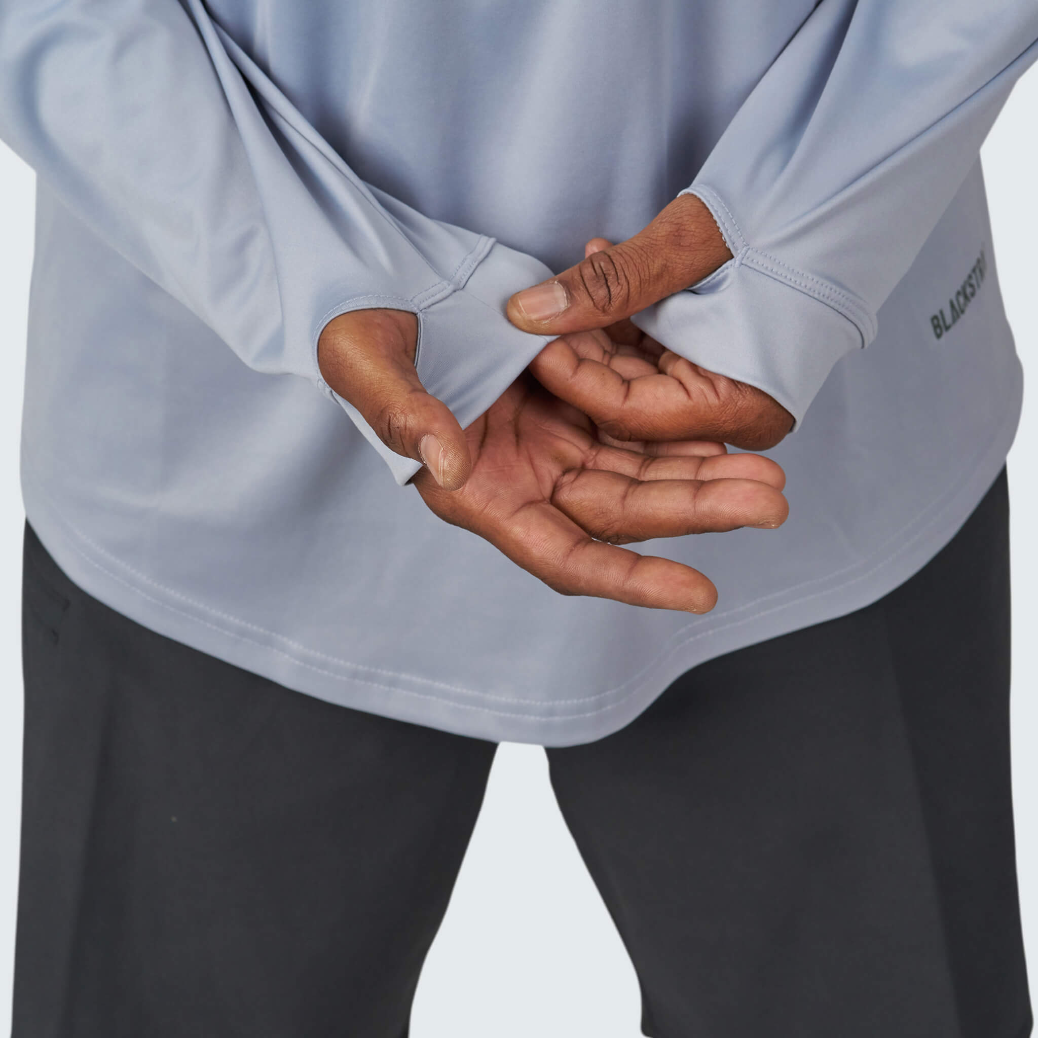 Men's Brackish Crewneck Long Sleeve BlackStrap #color_ash