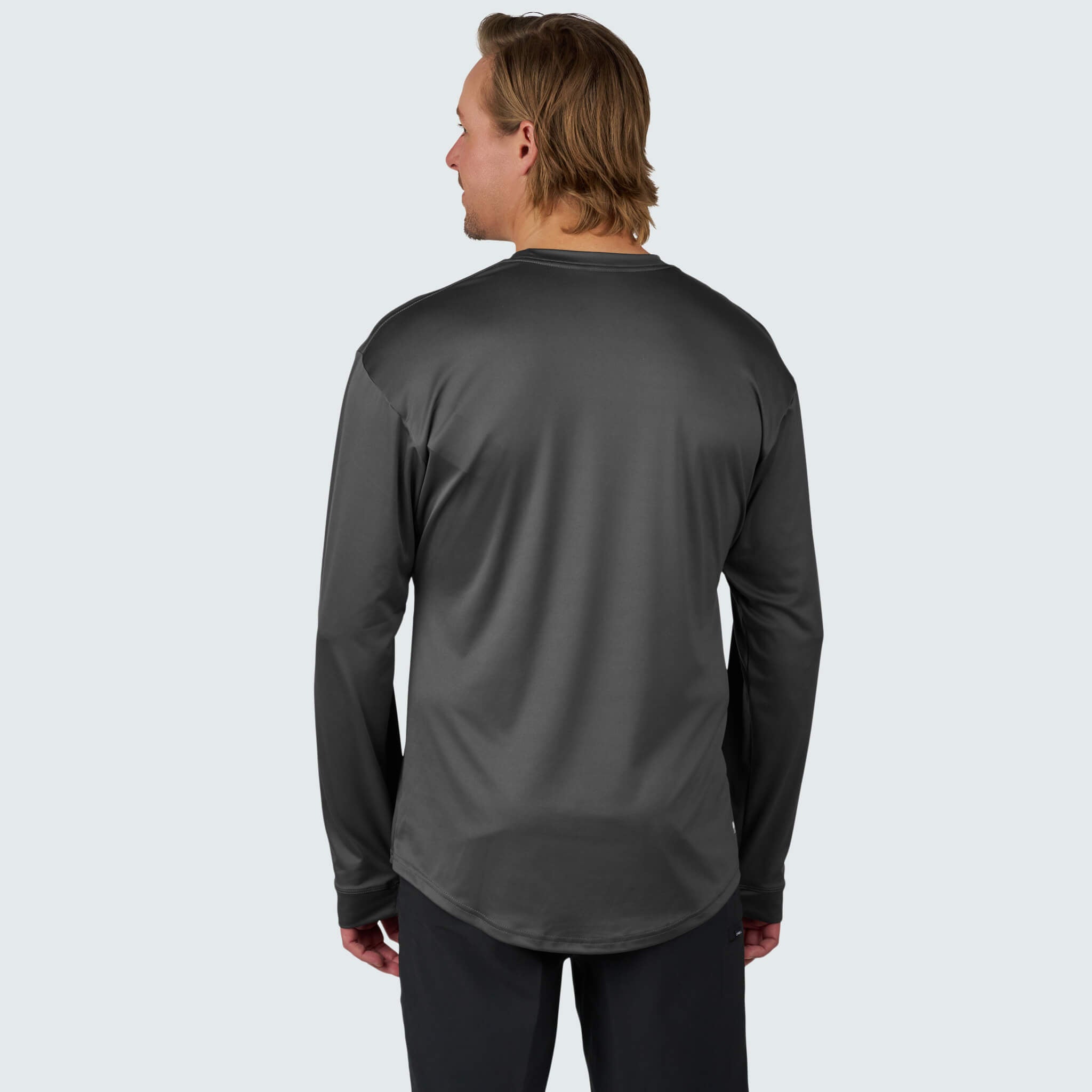 Men's Brackish Crewneck Long Sleeve BlackStrap #color_smoldered