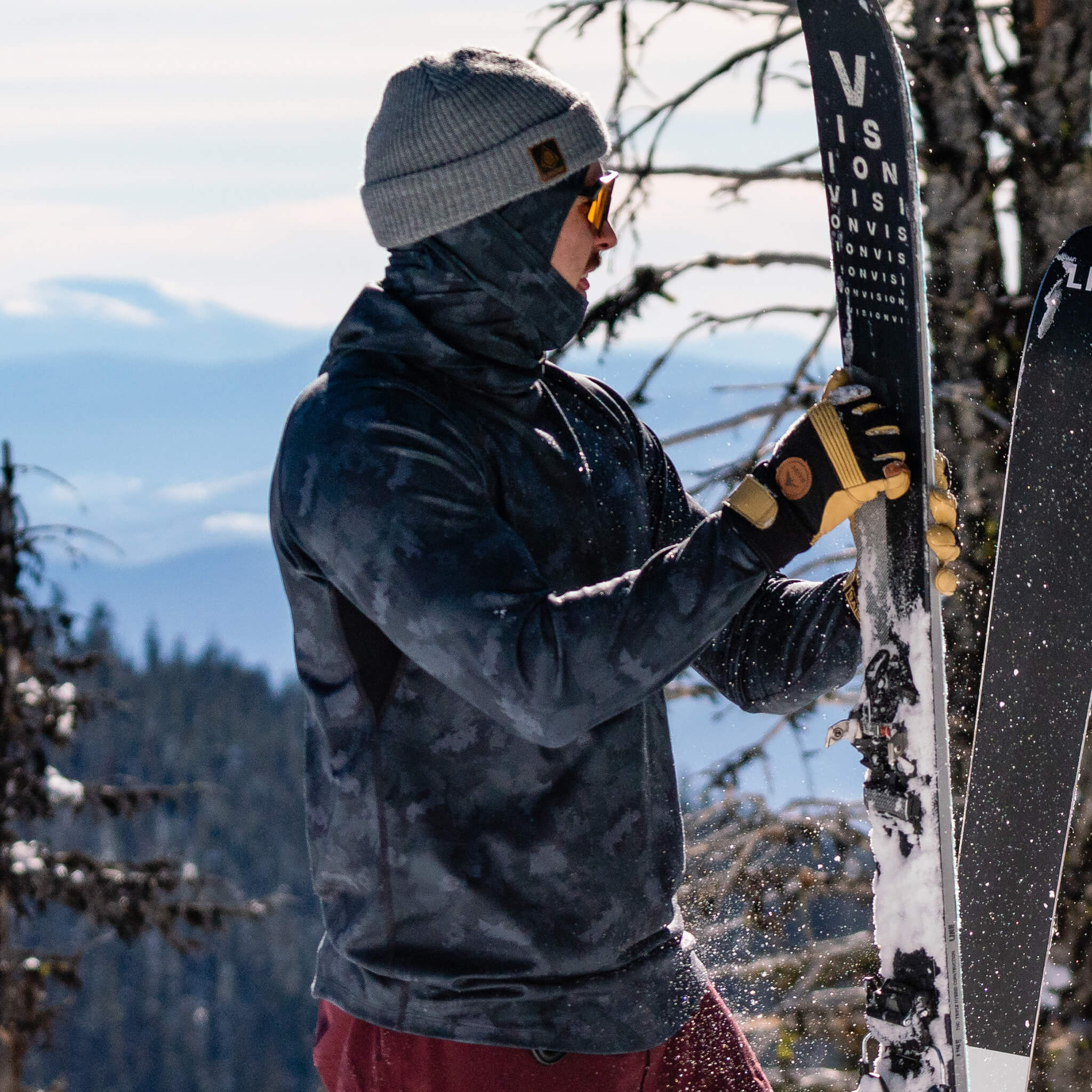 Men's Summit Base Layer Hoodie BlackStrap