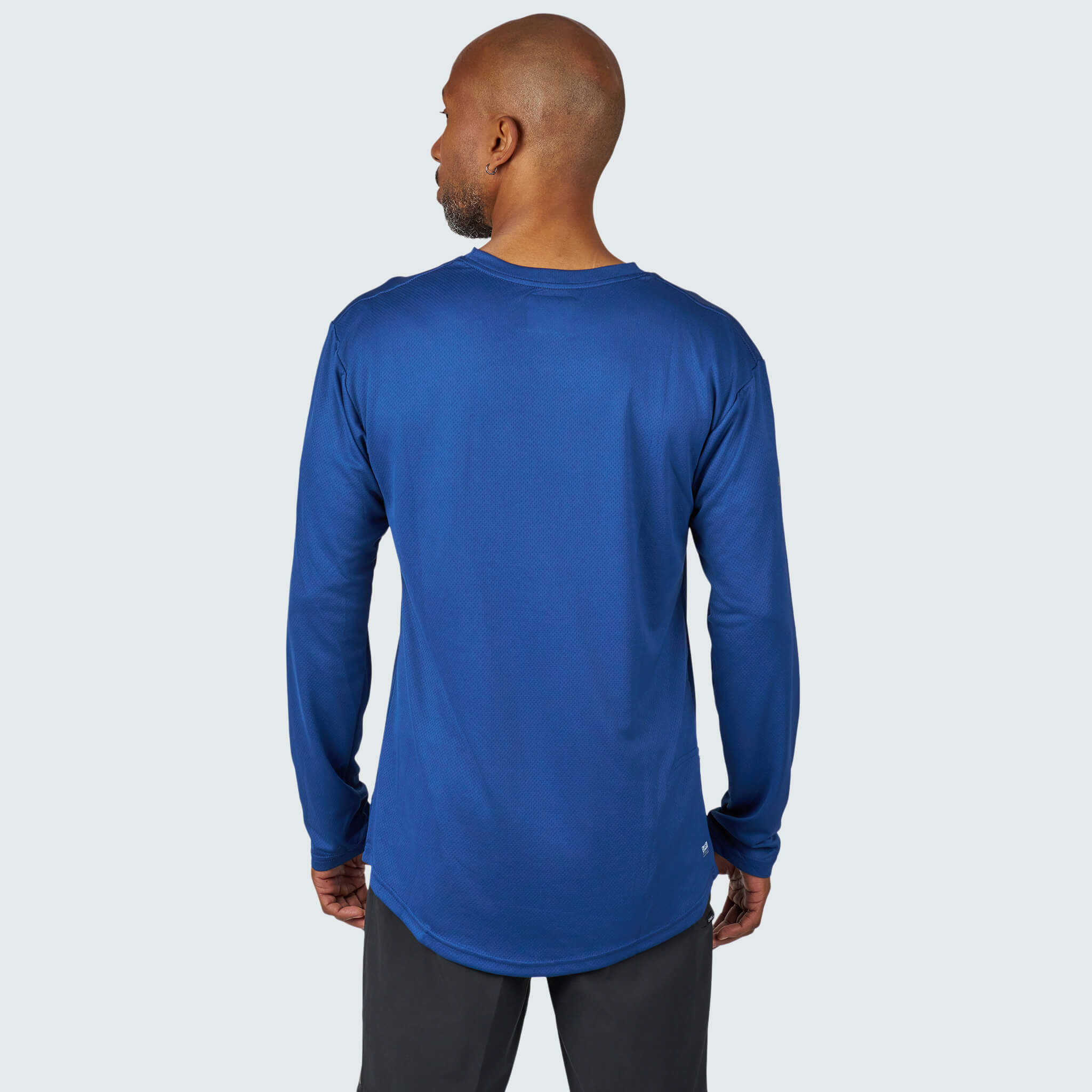 Men's Voyage Crew Long Sleeve Shirt BlackStrap #color_deschutes