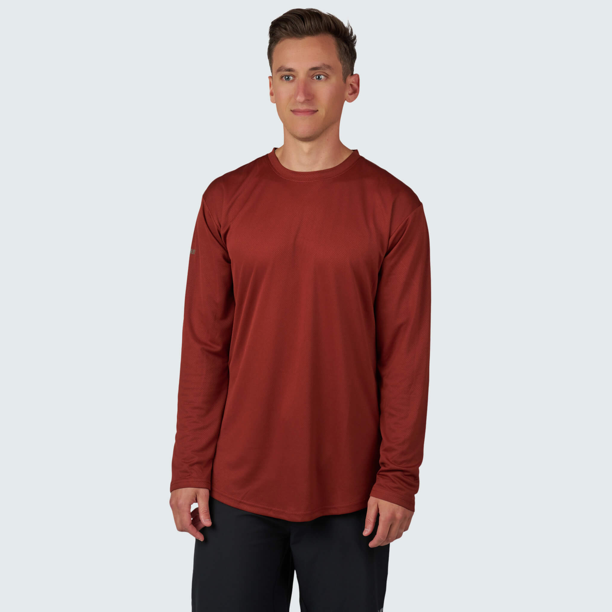 Men's Voyage Crew Long Sleeve Shirt BlackStrap #color_jory