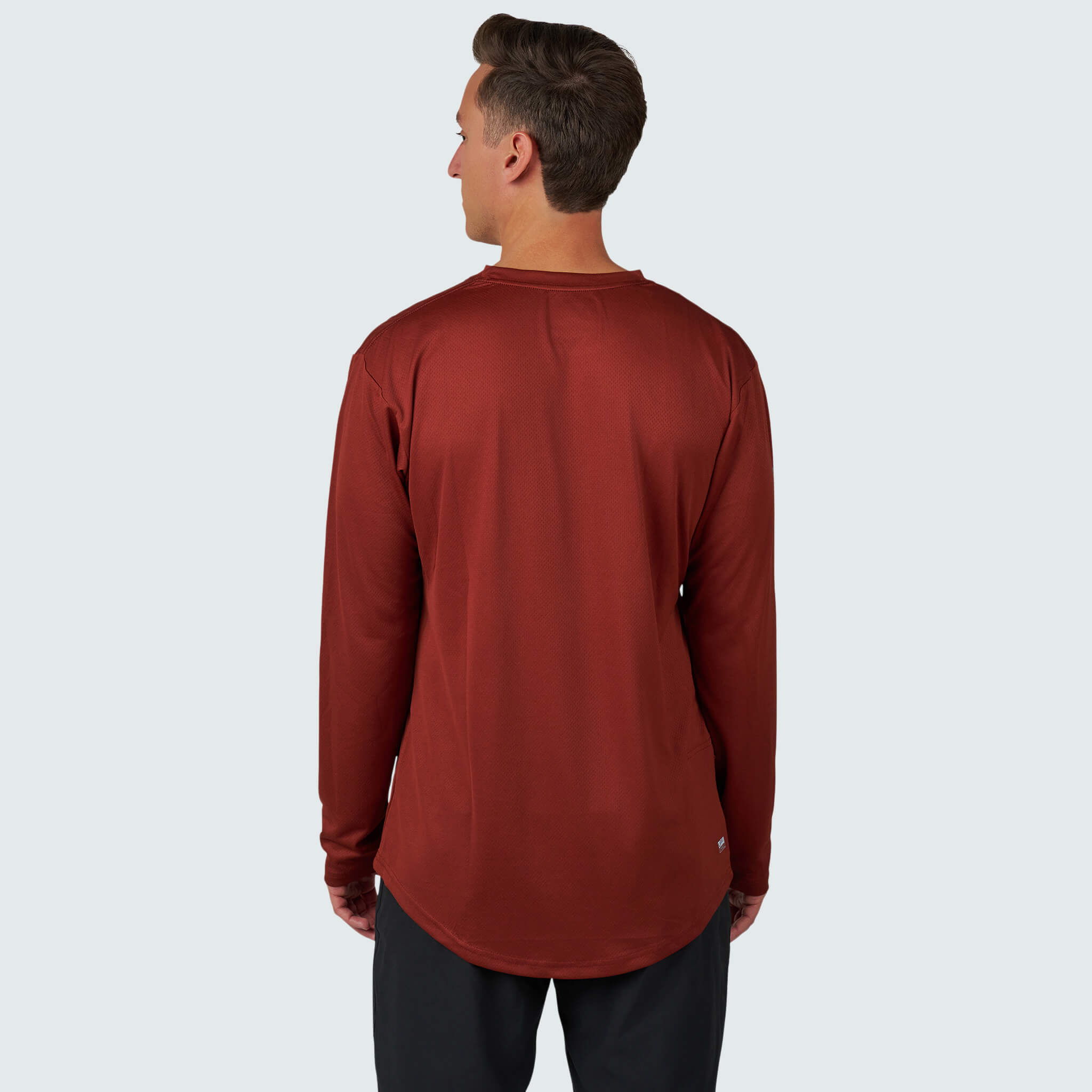 Men's Voyage Crew Long Sleeve Shirt BlackStrap #color_jory