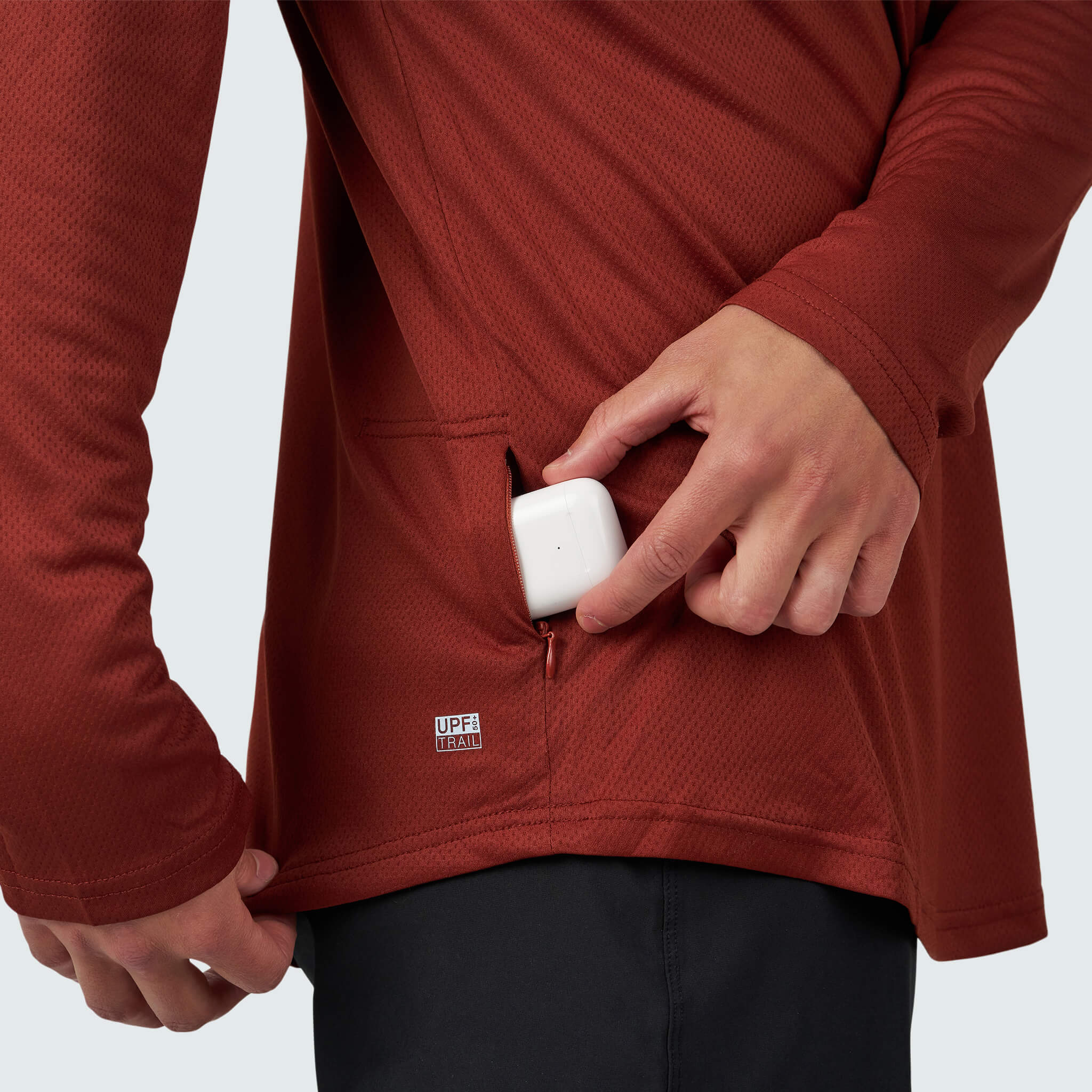 Men's Voyage Crew Long Sleeve Shirt BlackStrap #color_jory