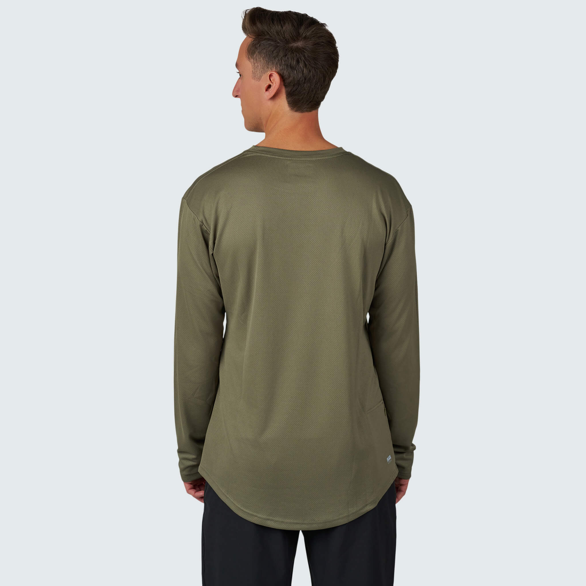 Men's Voyage Crew Long Sleeve Shirt BlackStrap #color_ponderosa