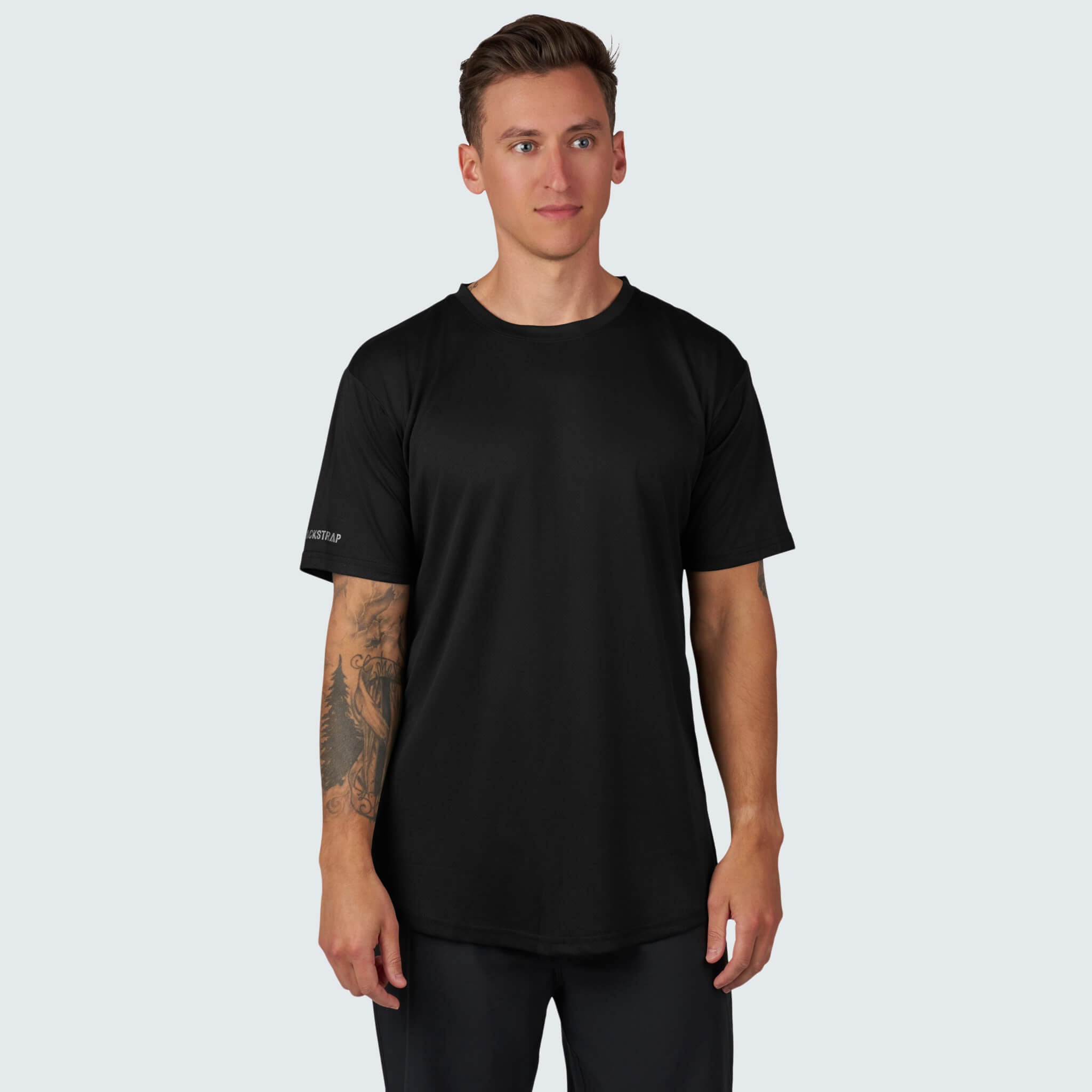 Men's Voyage Tee Shirt BlackStrap #color_black