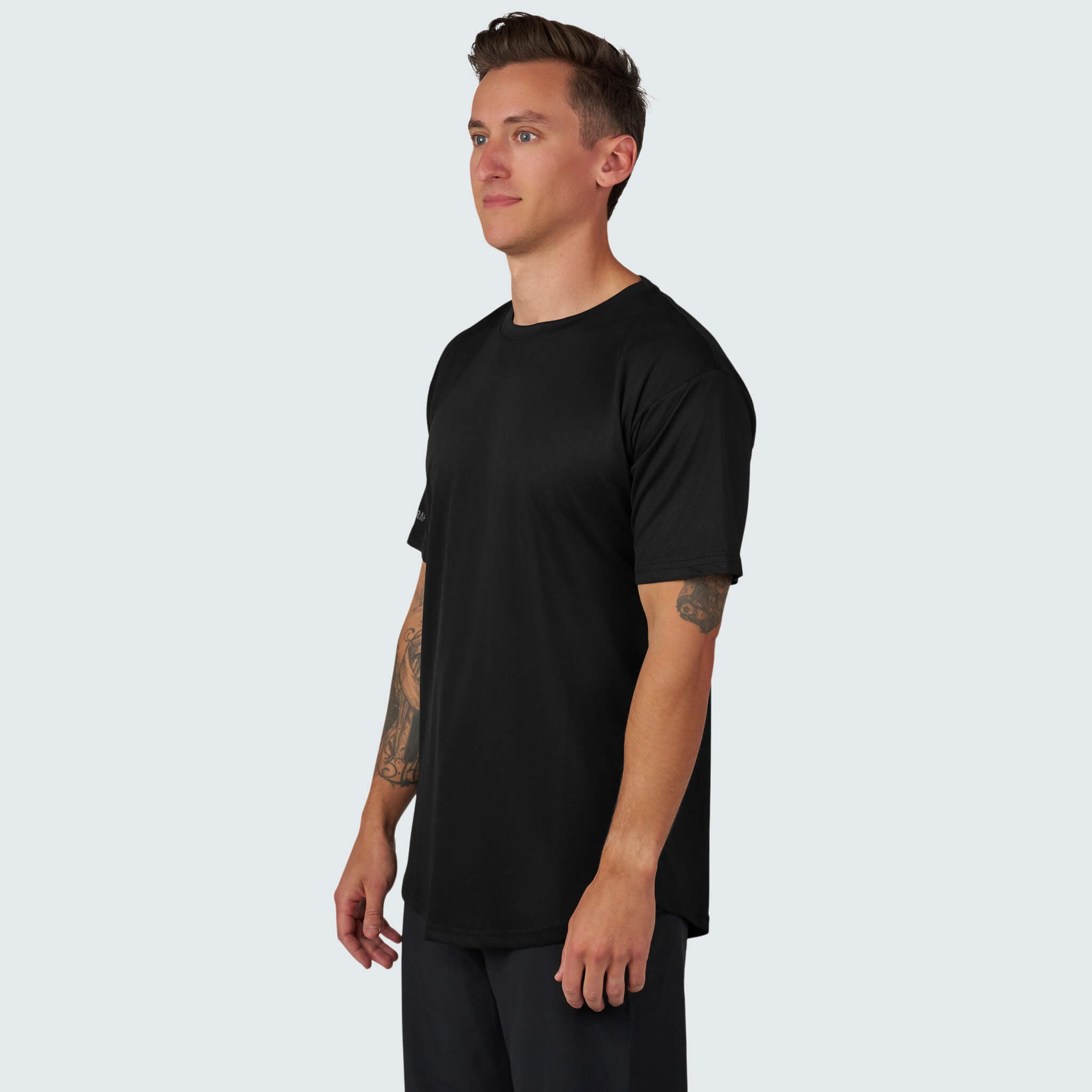Men's Voyage Tee Shirt BlackStrap #color_black