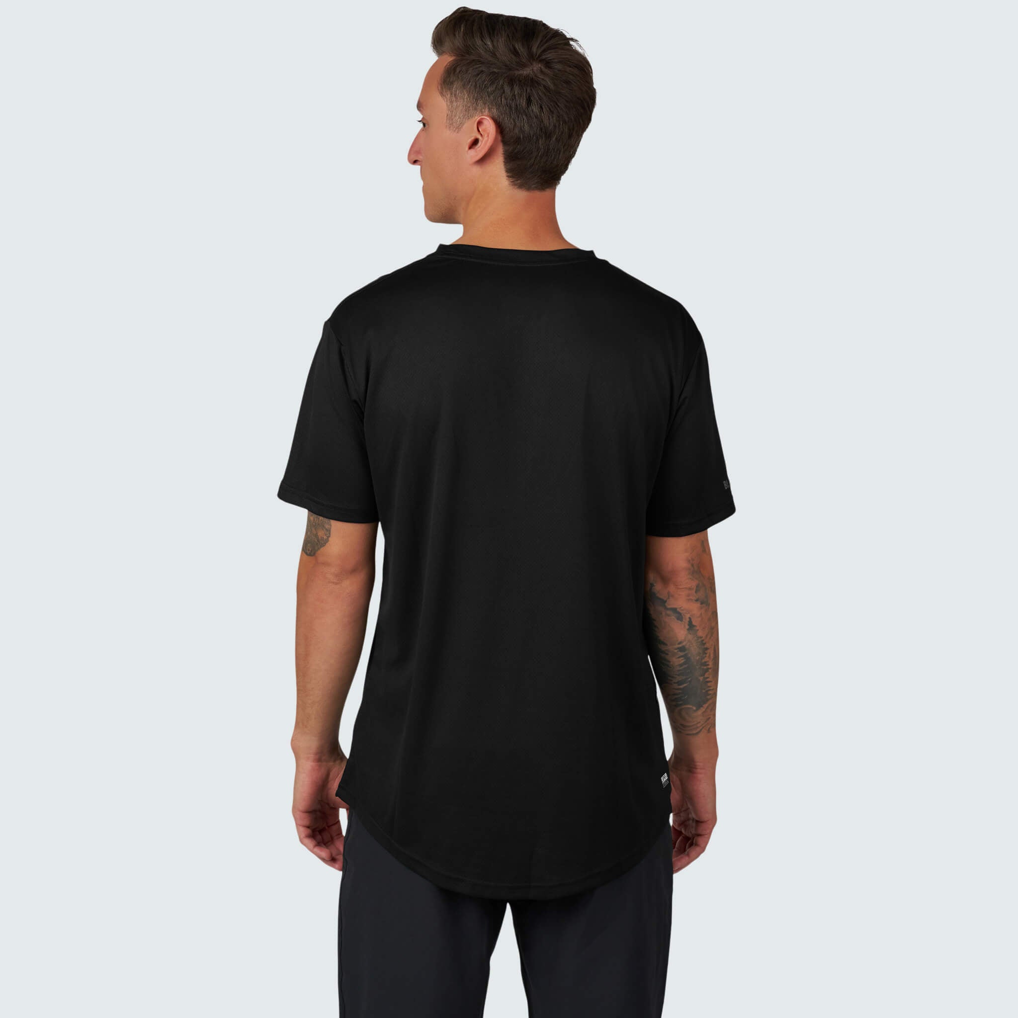 Men's Voyage Tee Shirt BlackStrap #color_black
