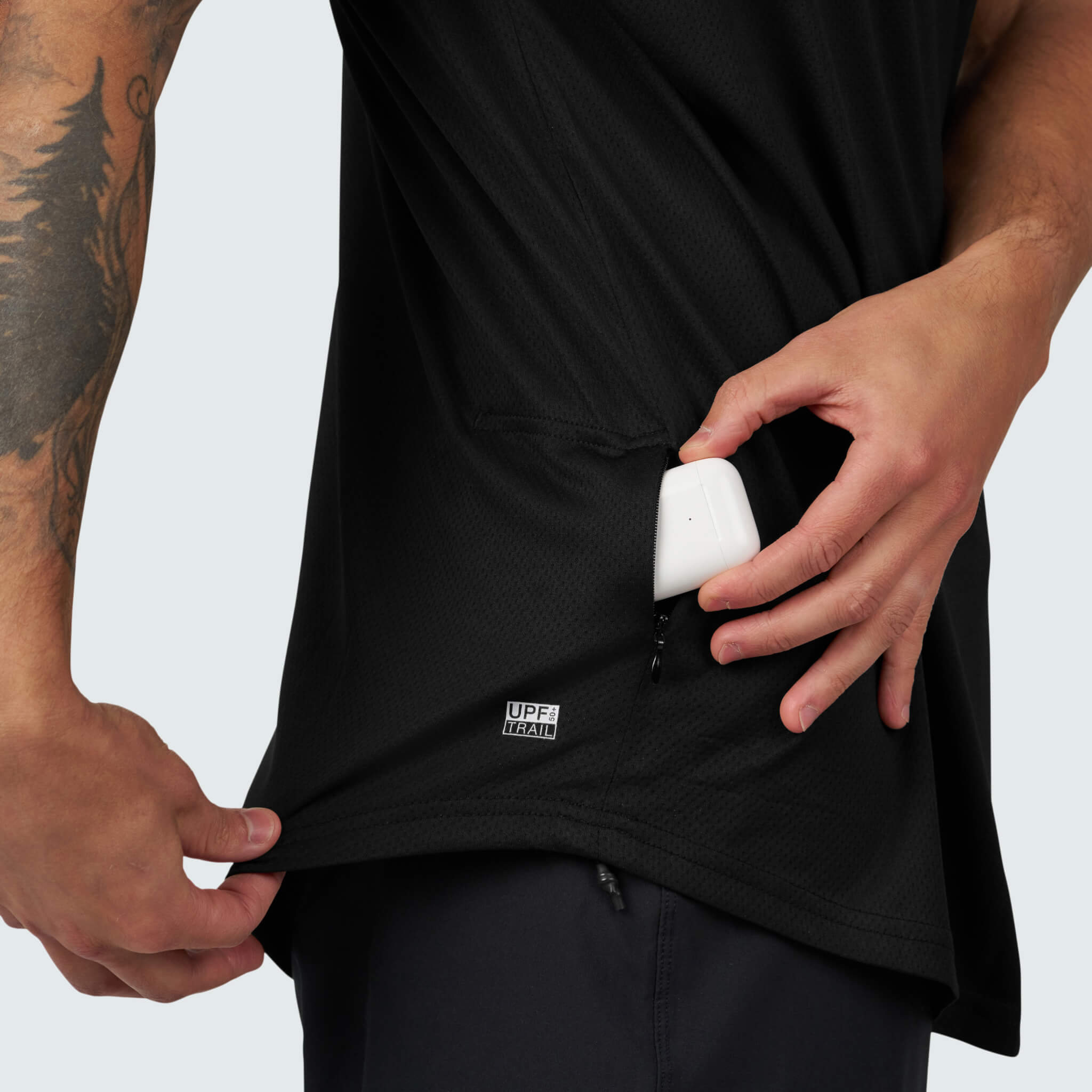 Men's Voyage Tee Shirt BlackStrap #color_black