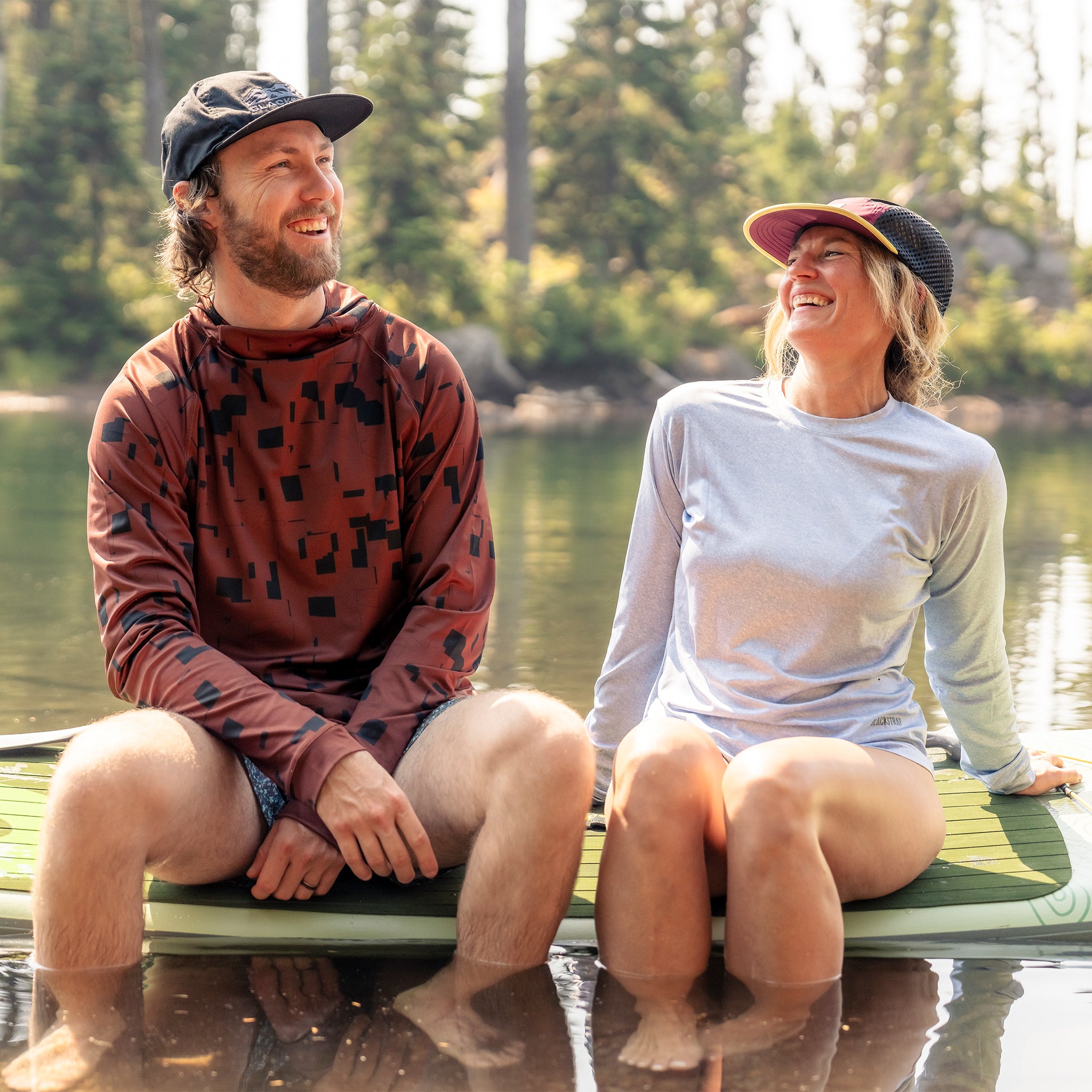 Women's Brackish Crewneck Long Sleeve BlackStrap