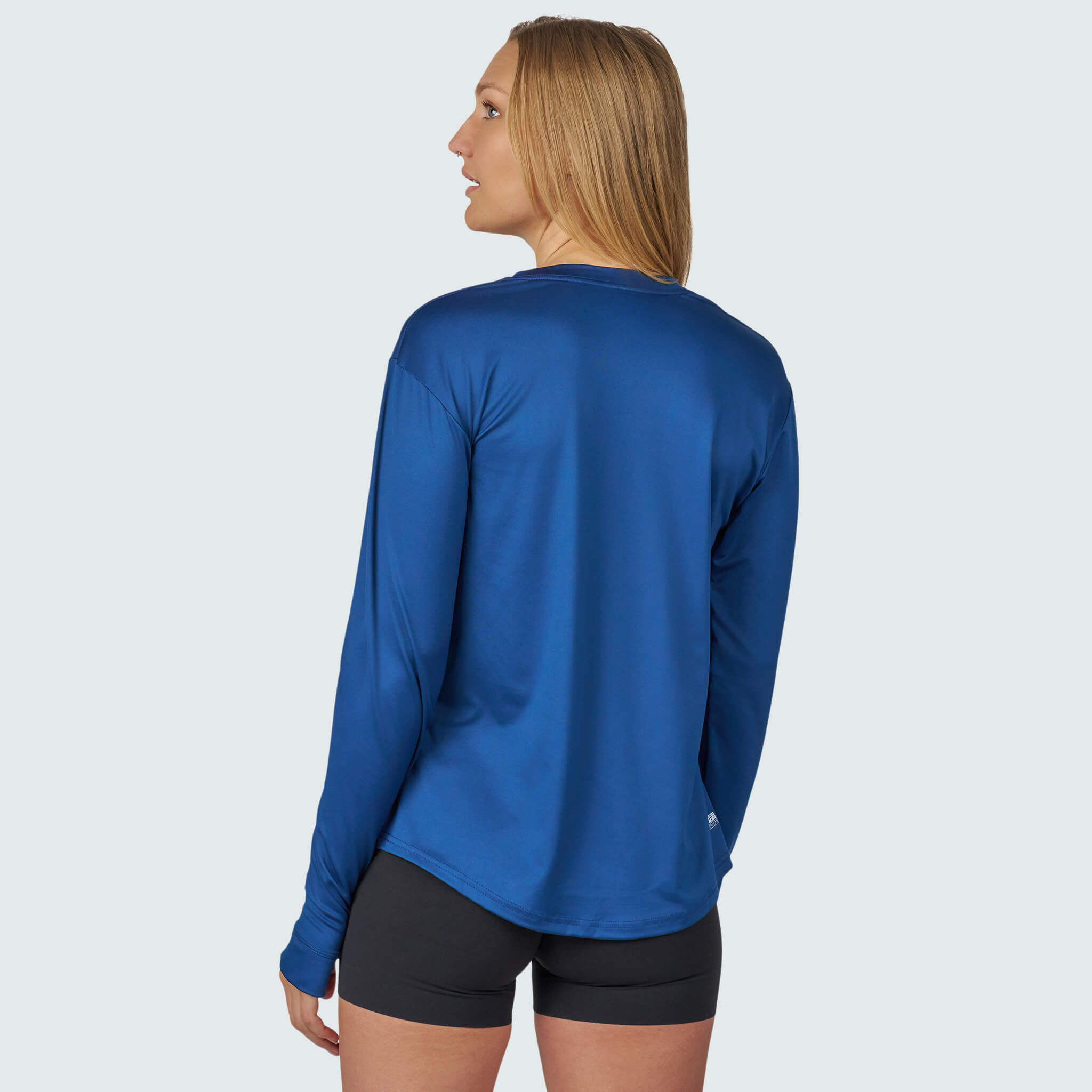 Women's Brackish Crewneck Long Sleeve BlackStrap #color_deschutes