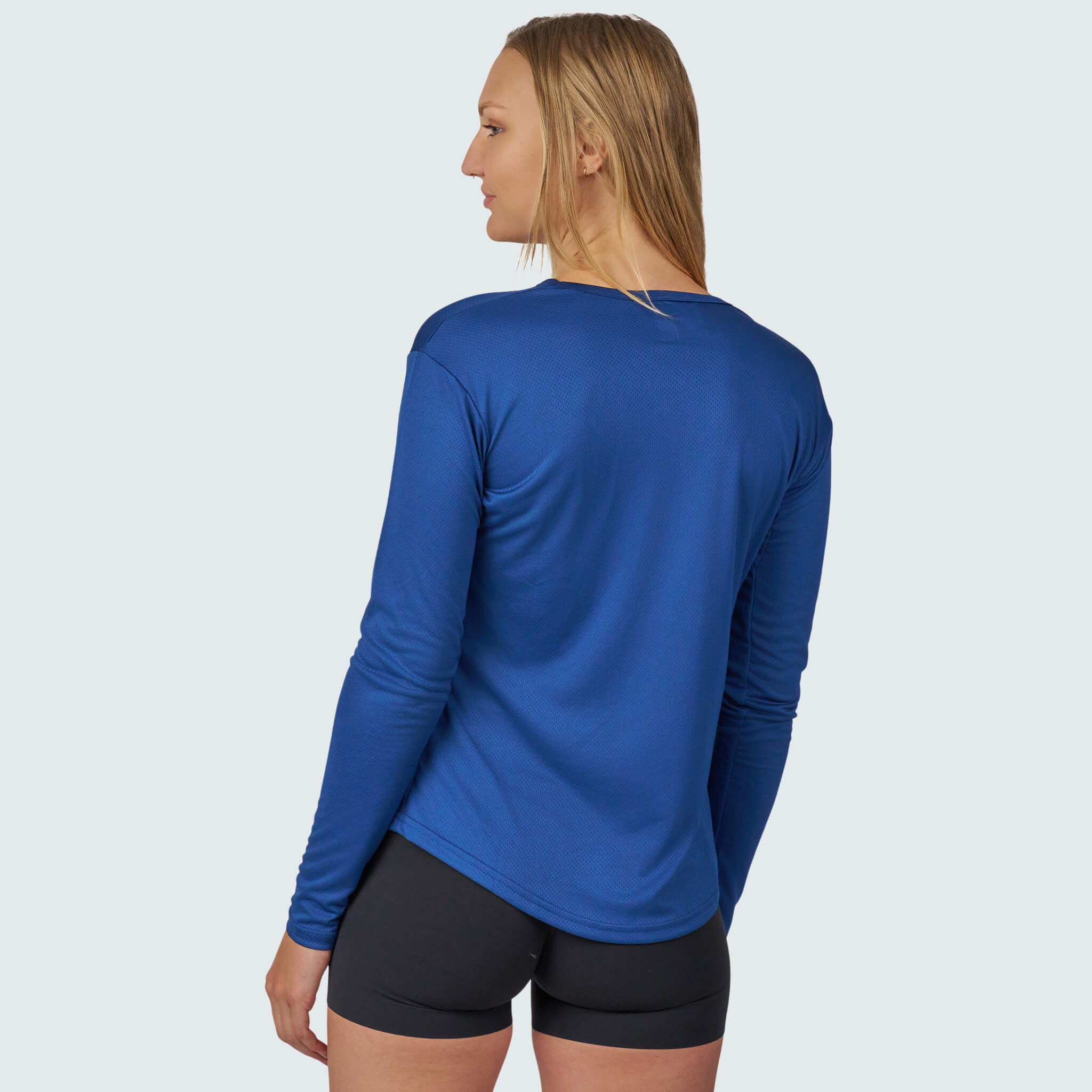 Women's Voyage Crewneck Long Sleeve BlackStrap #color_deschutes