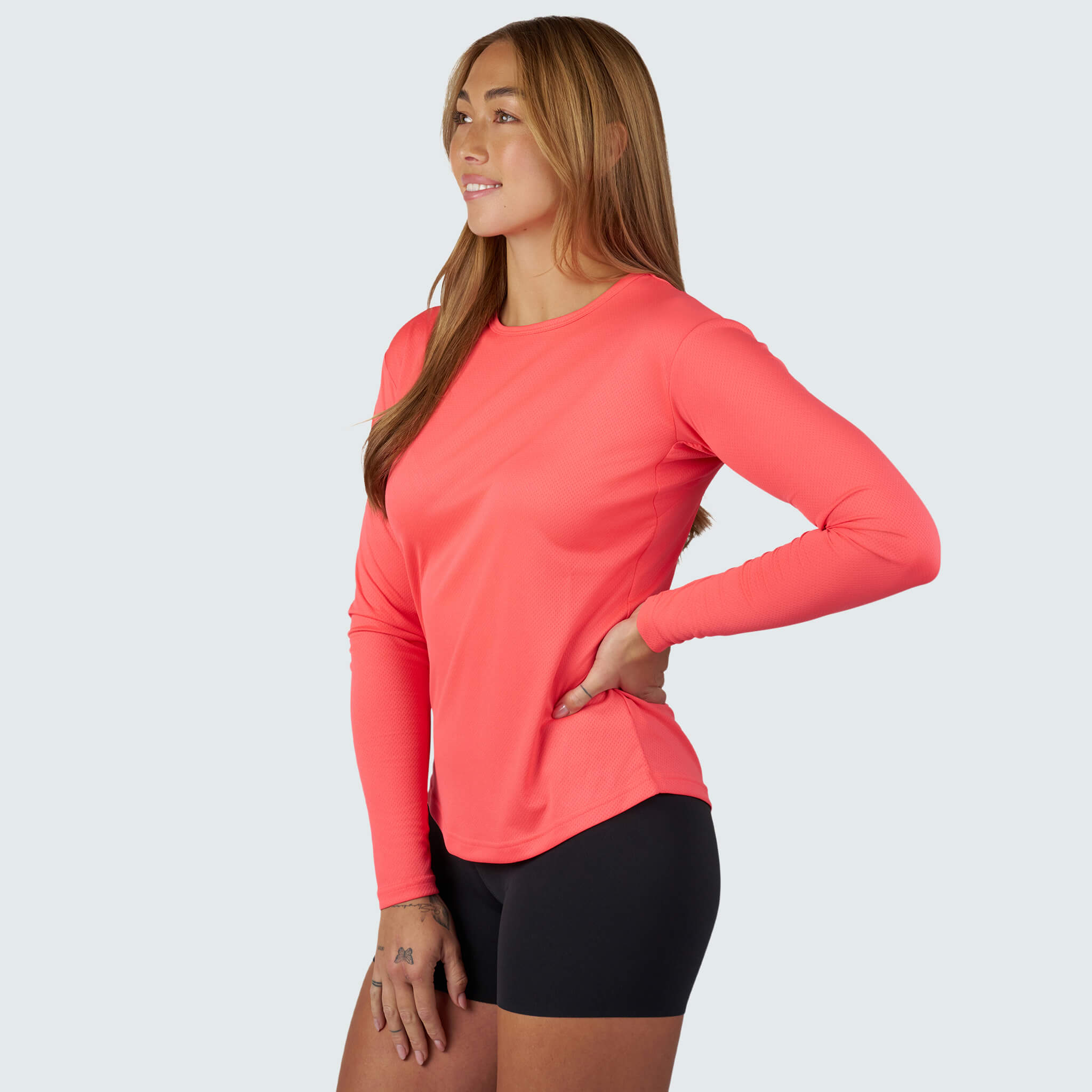 Women's Voyage Crewneck Long Sleeve BlackStrap #color_maple