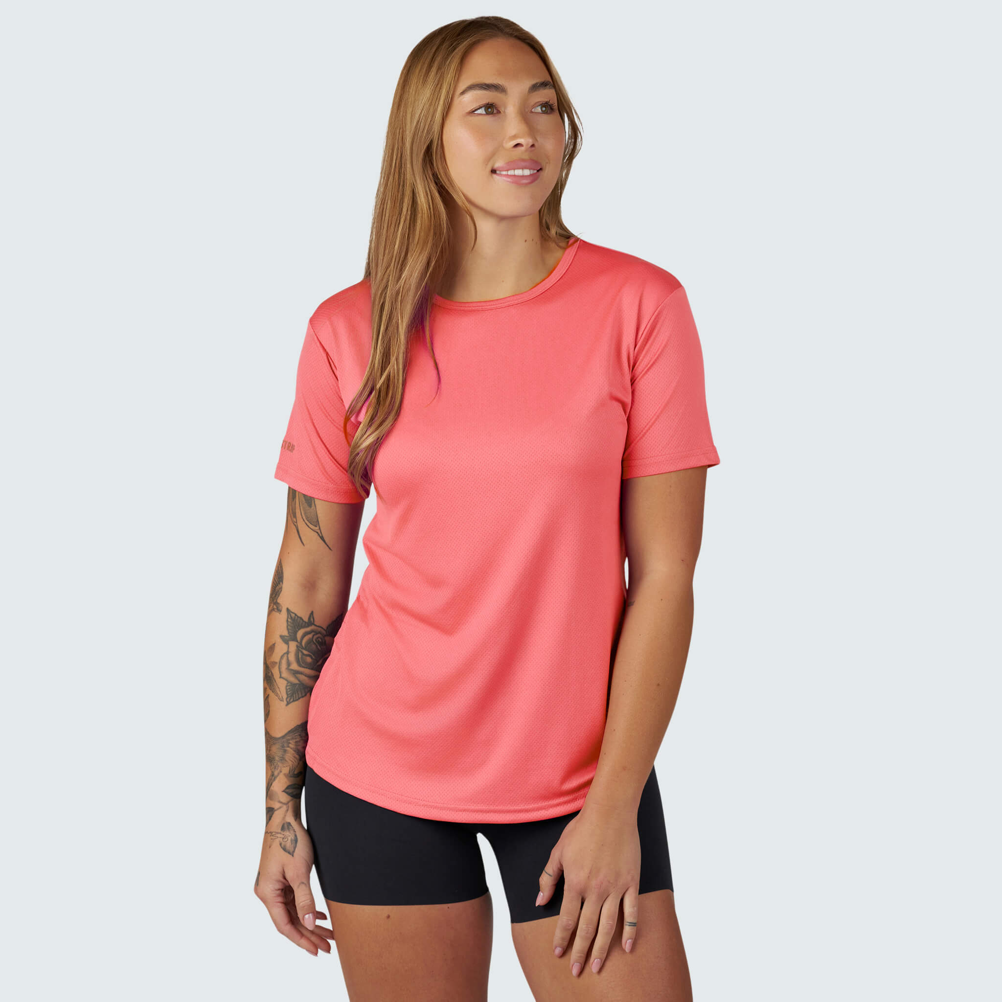 Women's Voyage Tee Shirt BlackStrap #color_maple