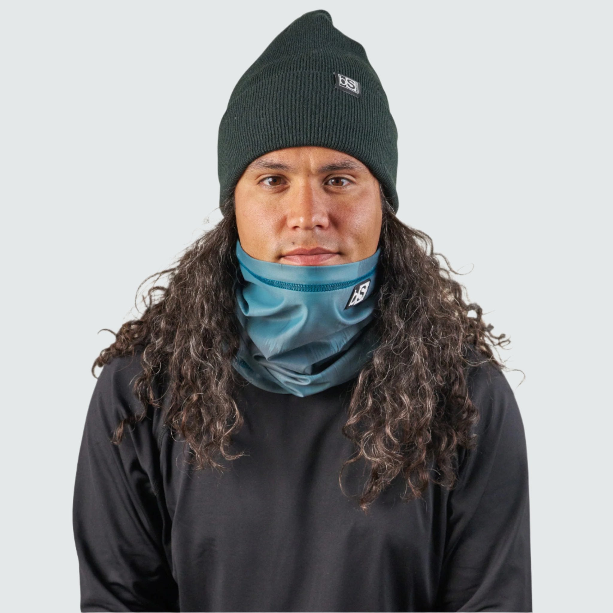 Dual Layer Tube Neck Warmer | Prints BlackStrap Glitch Nautical #color_glitch nautical