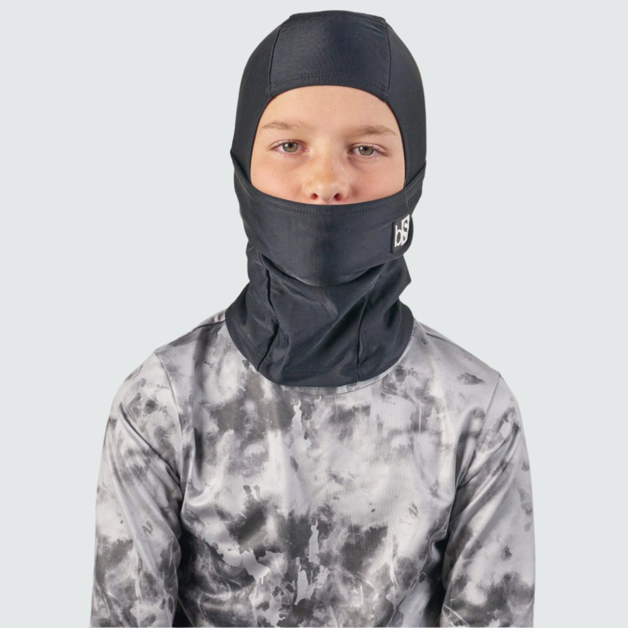 Kids' Expedition Hood Balaclava | Solids BlackStrap Black #color_black