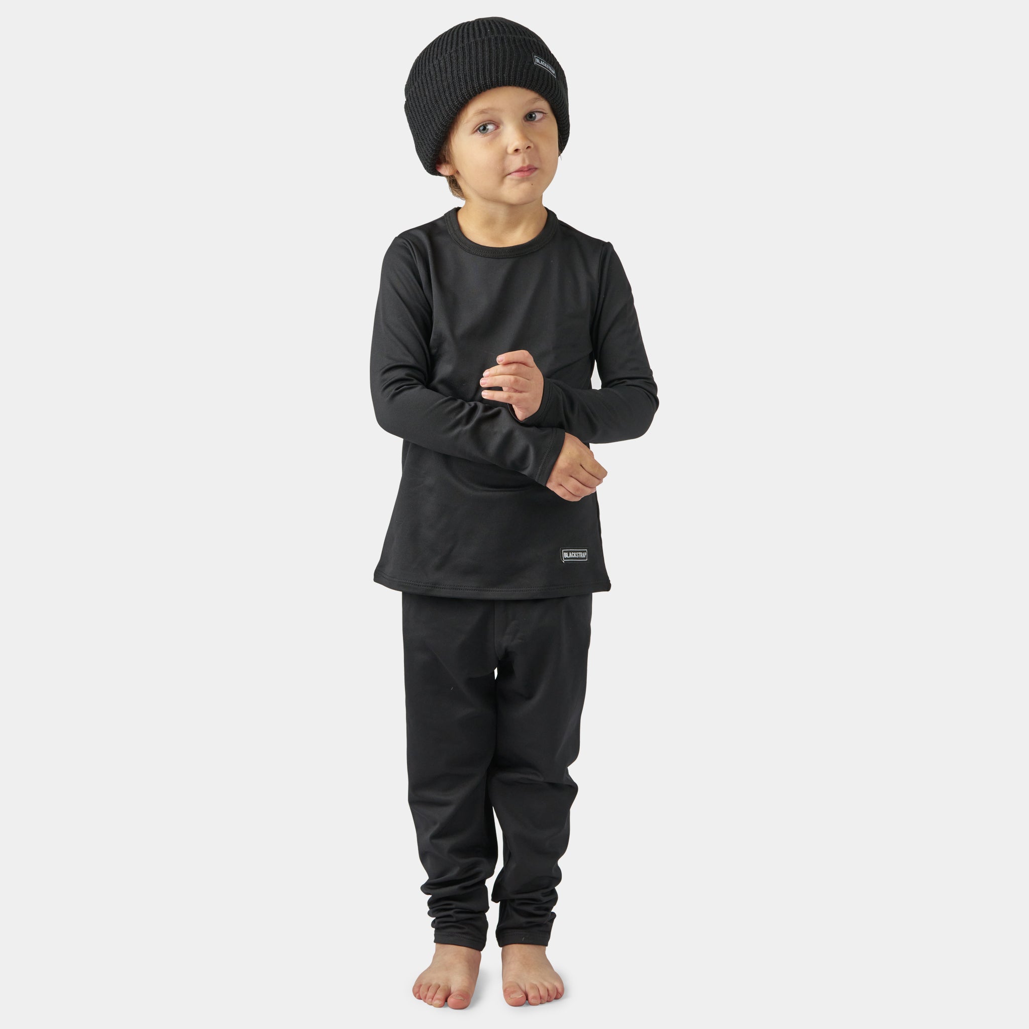 Kids' Little Pine Baselayer Pant BlackStrap #color_black
