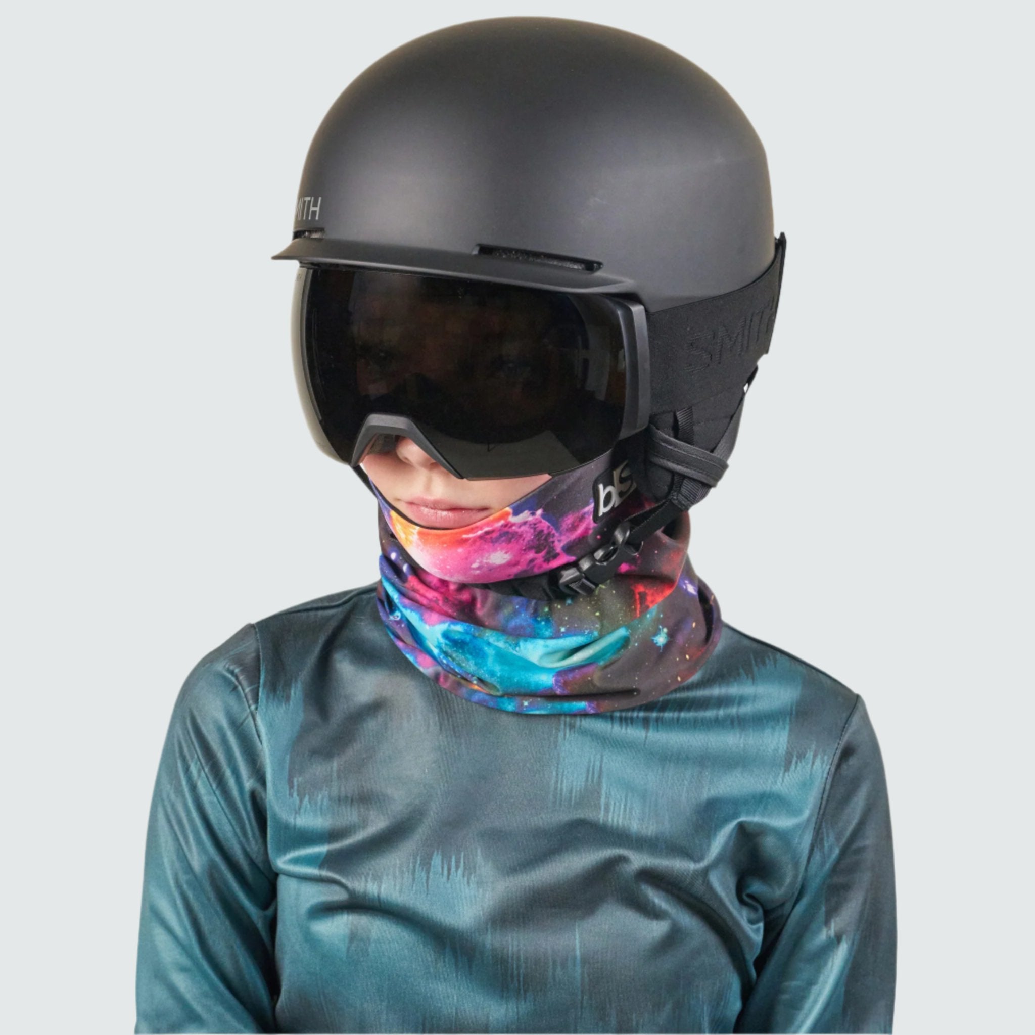 Kids' Treble Hood Balaclava BlackStrap #color_space galactic