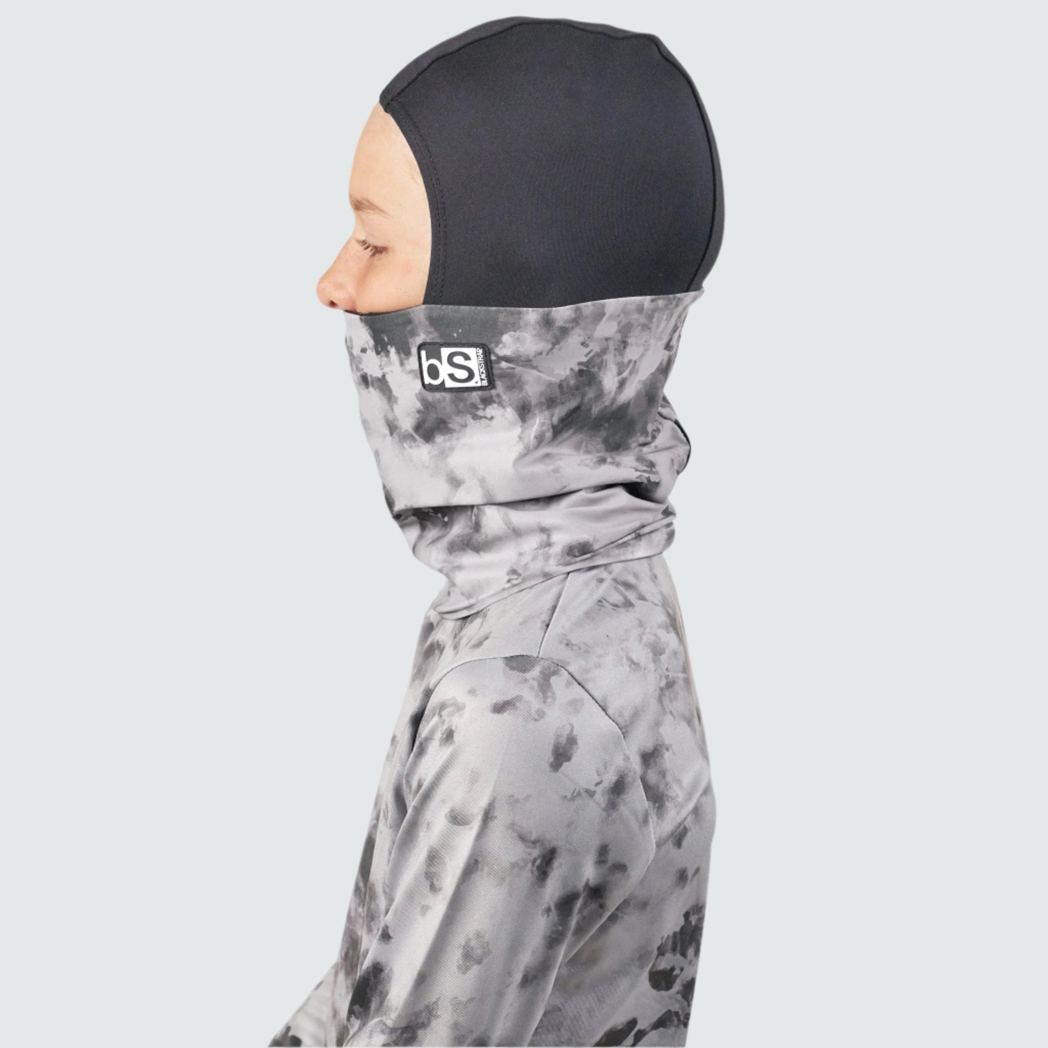 Kids' Treble Hood Balaclava BlackStrap #color_tie dye steel