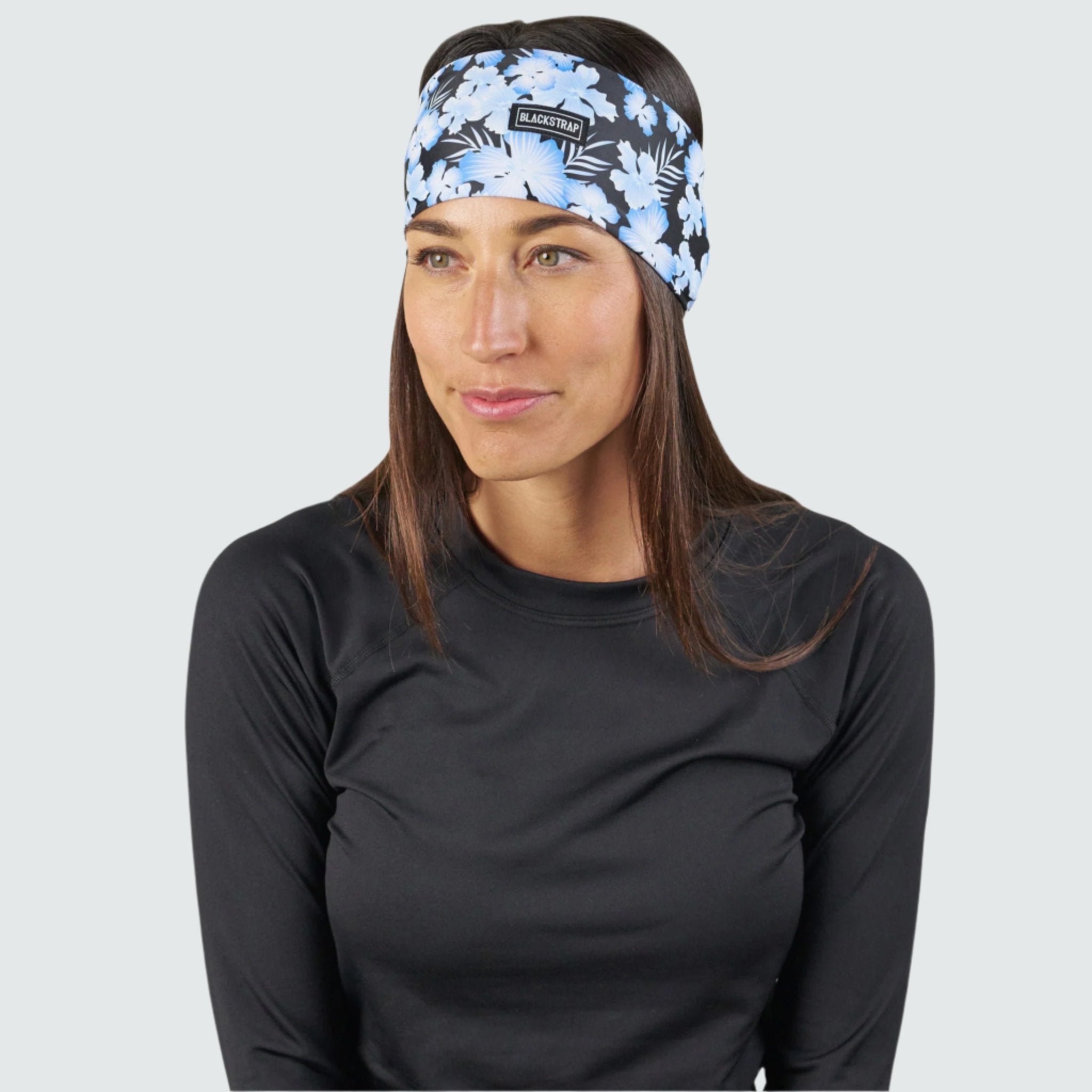 Snowbelle Therma Headband BlackStrap #color_frosty-hibiscus